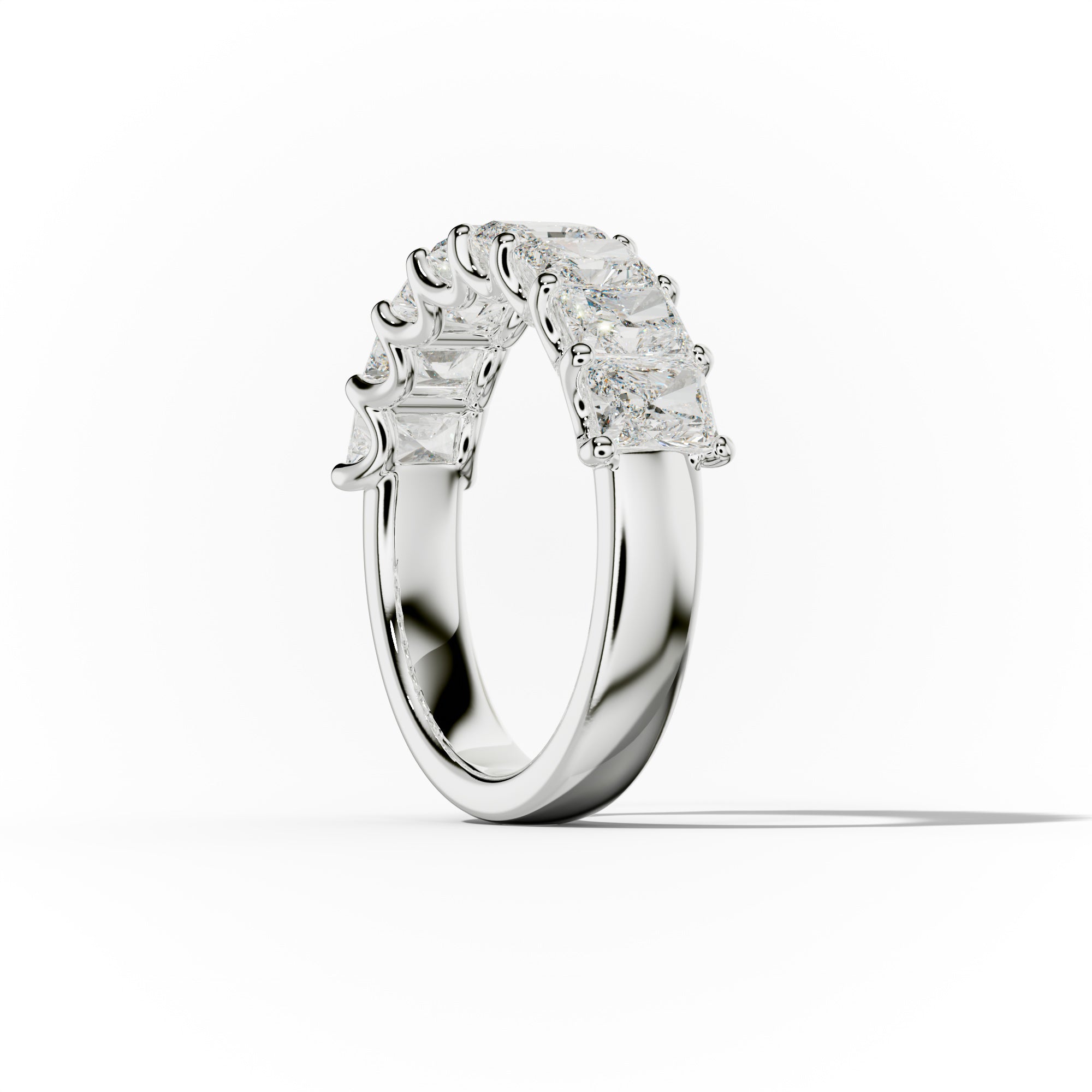 3.0 Carat Radiant Cut Diamond Anniversary Band