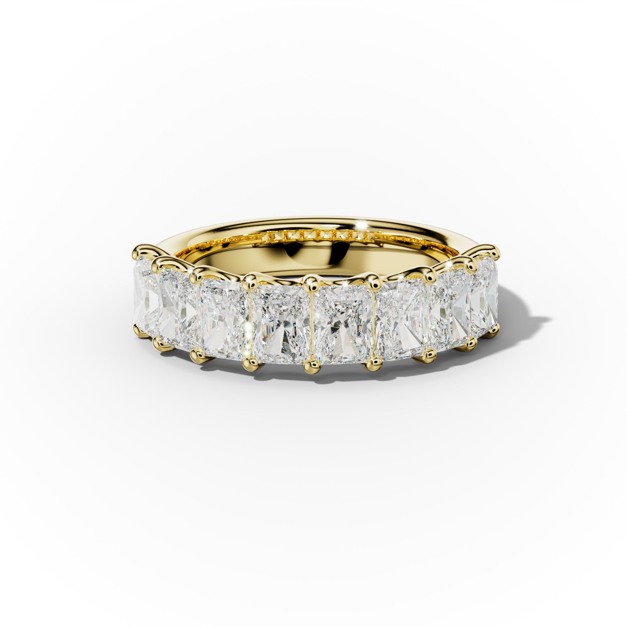 3.0 Carat Radiant Cut Diamond Anniversary Band