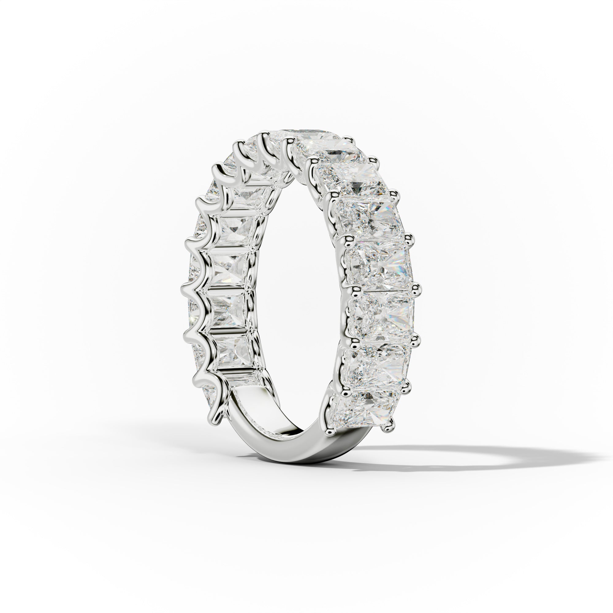 4.0 Carat Radiant Diamond Anniversary Band