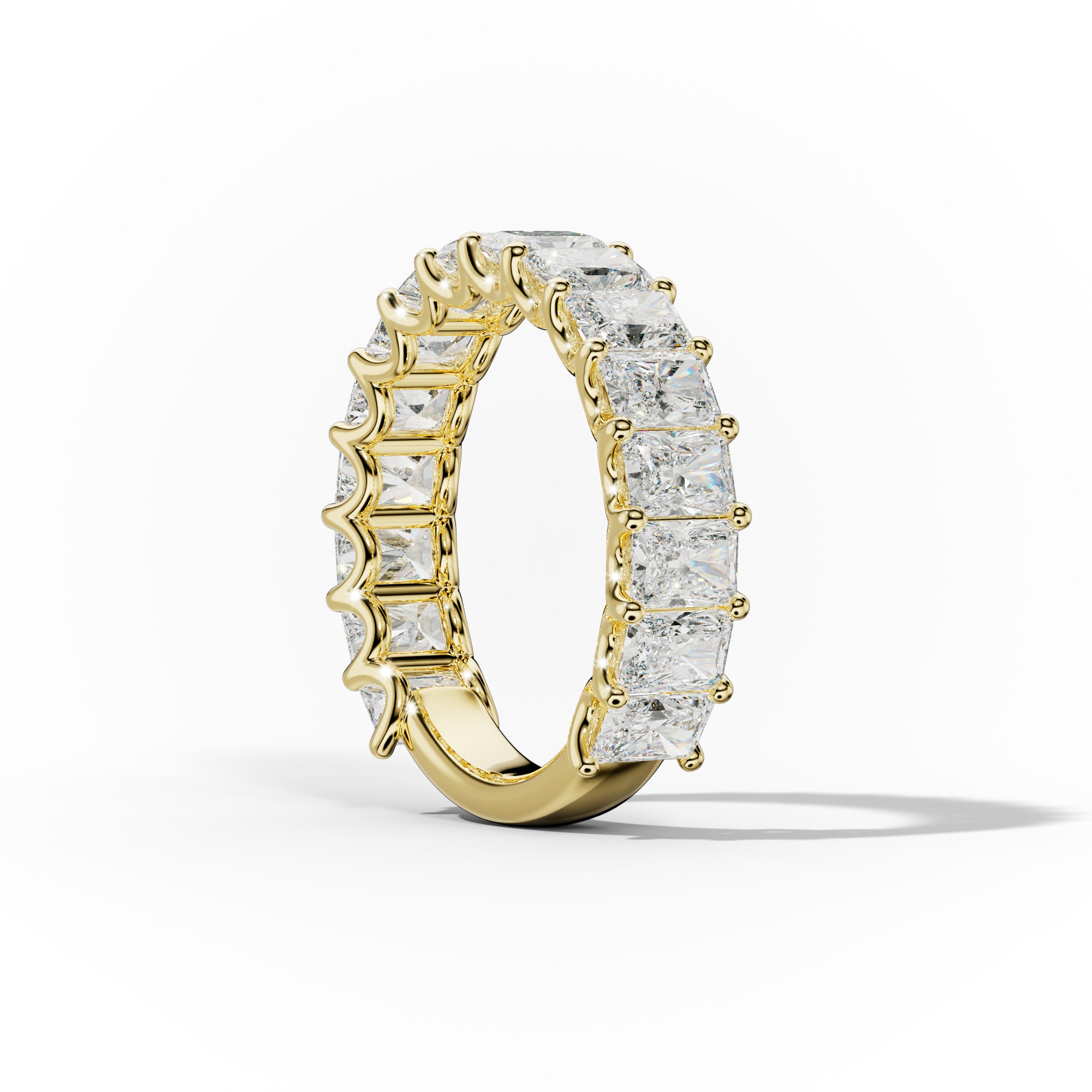 4.0 Carat Radiant Diamond Anniversary Band