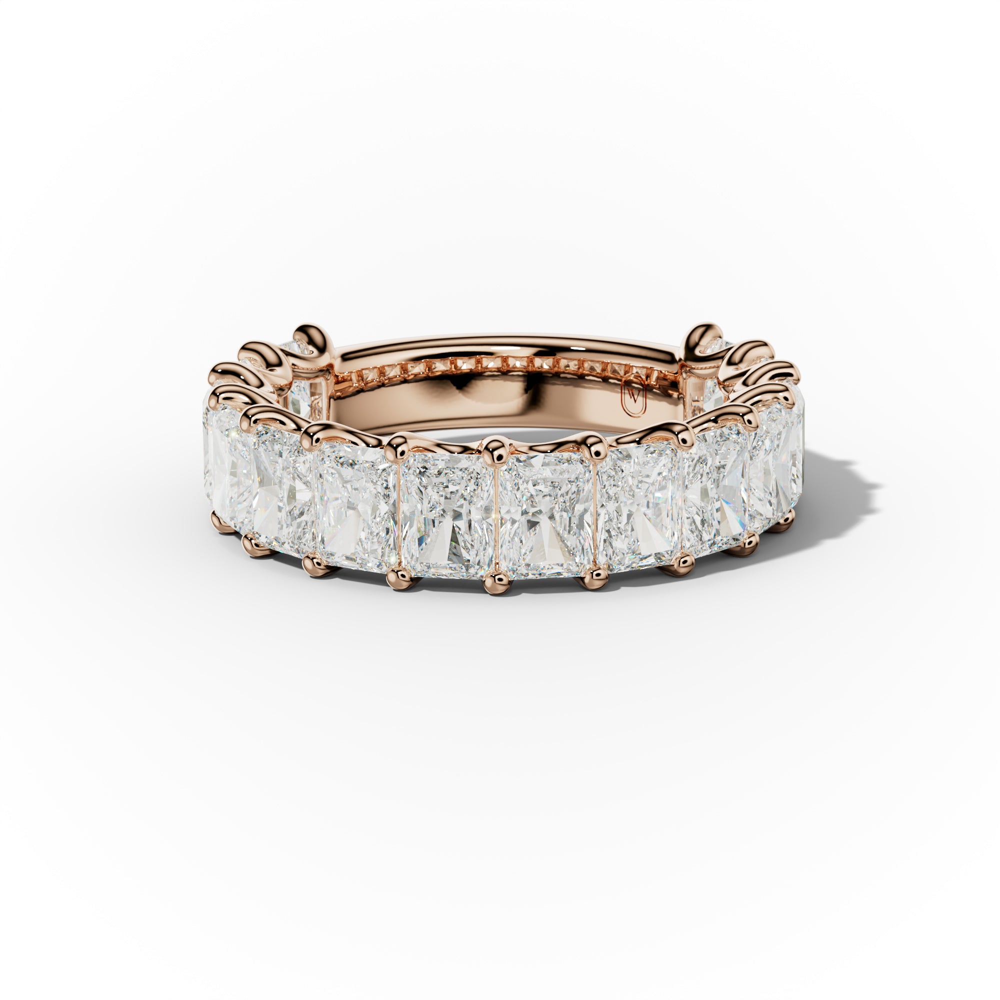 5.0 Carat Radiant Cut Diamond Anniversary Band