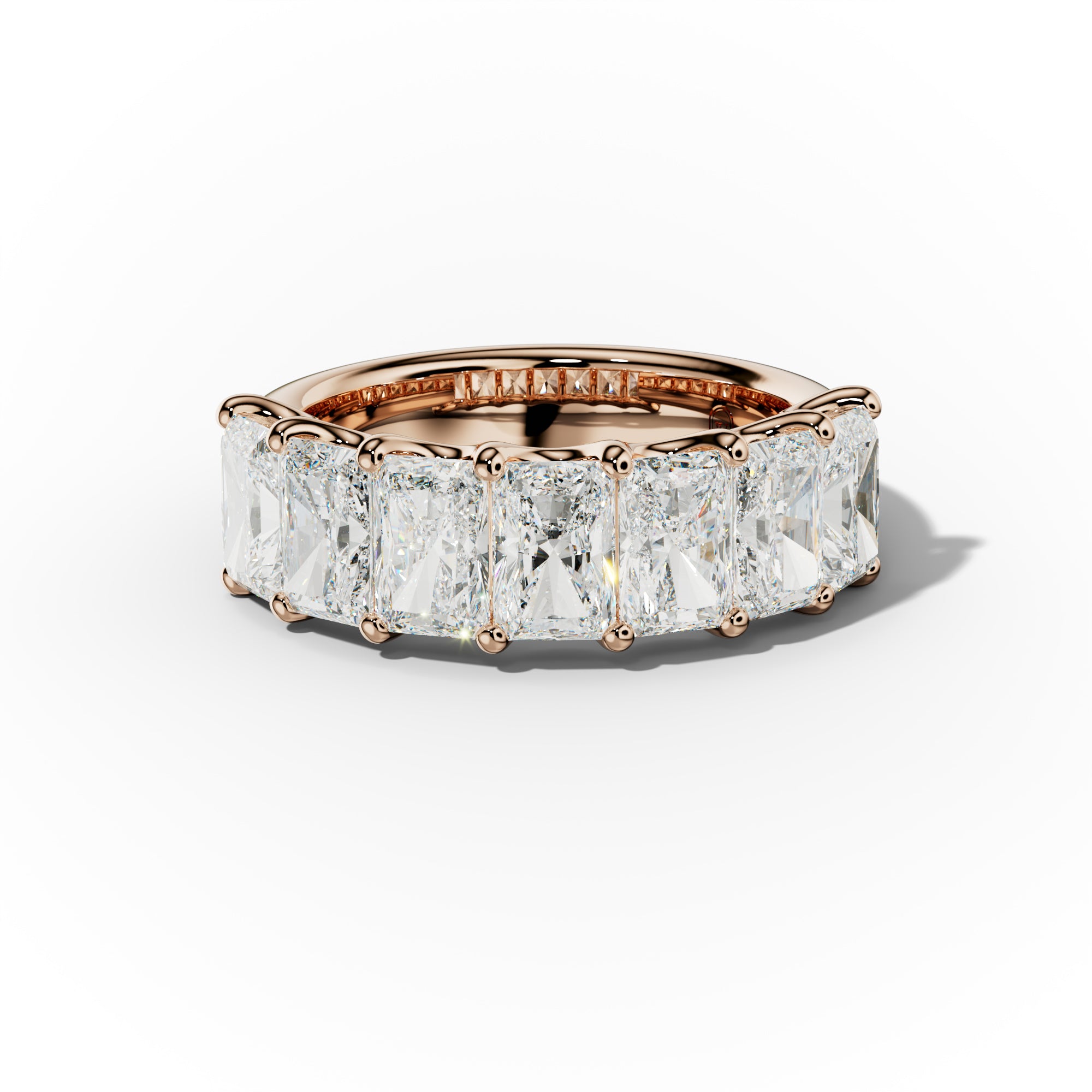 5.0 Carat Radiant Cut Diamond Anniversary Band