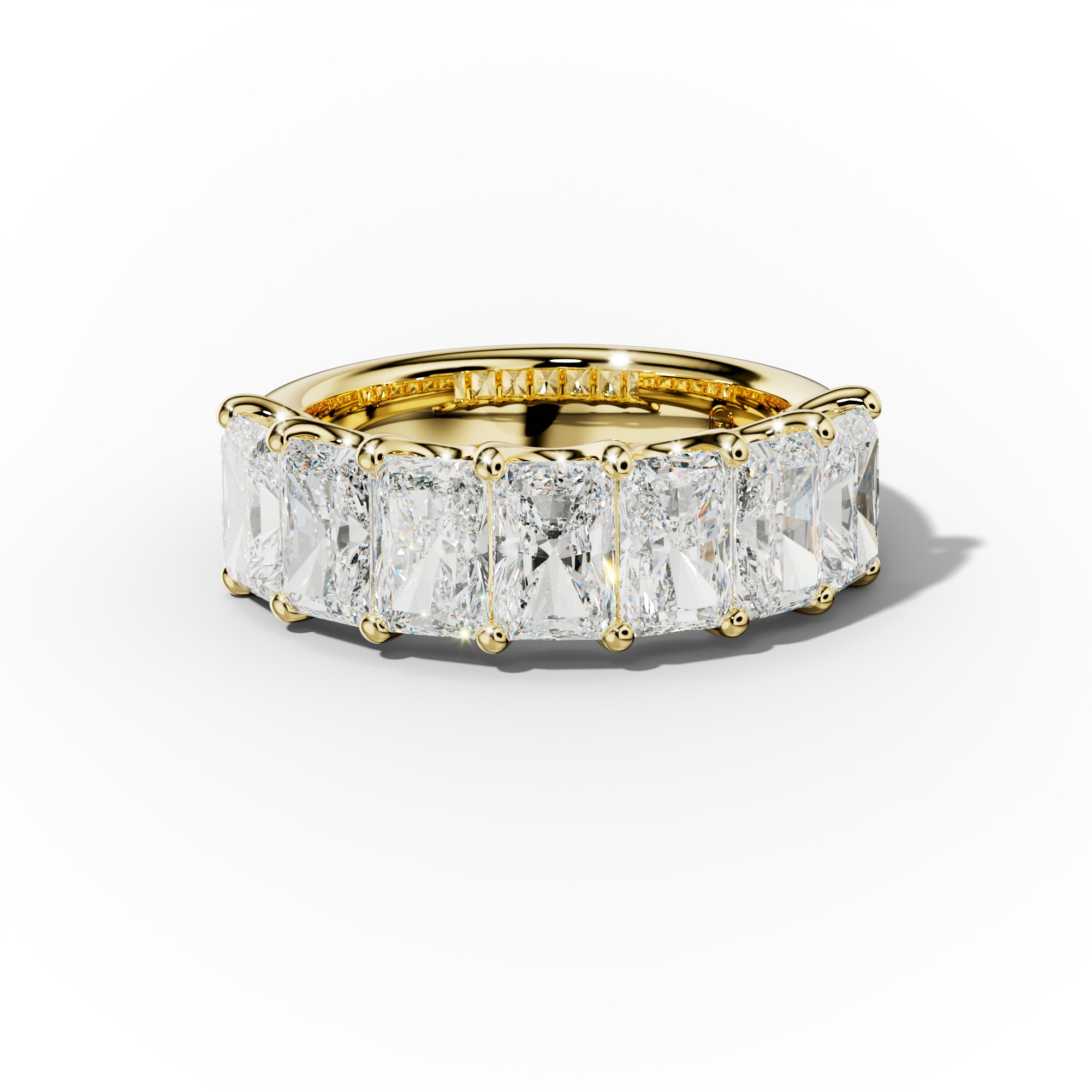 5.0 Carat Radiant Cut Diamond Anniversary Band