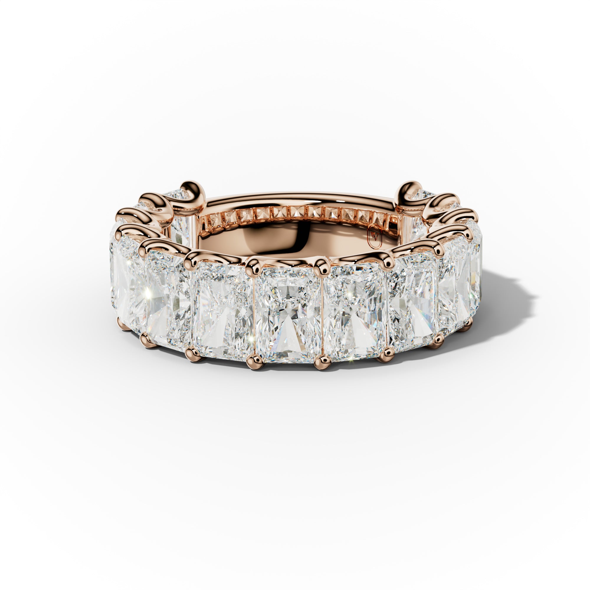 9.0 Carat Radiant Cut Diamond Anniversary Band