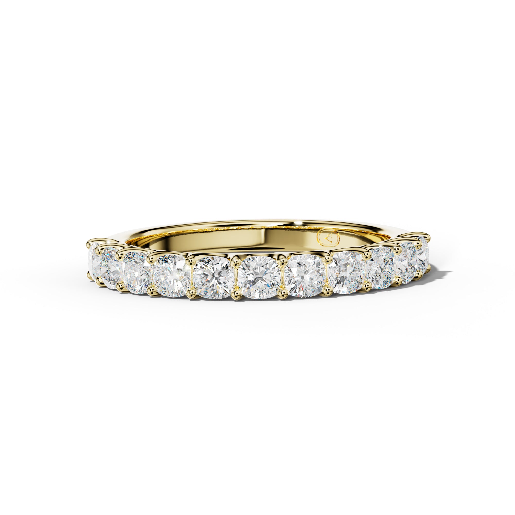 1.0 Carat Cushion Diamond Half Anniversary Band U Prong