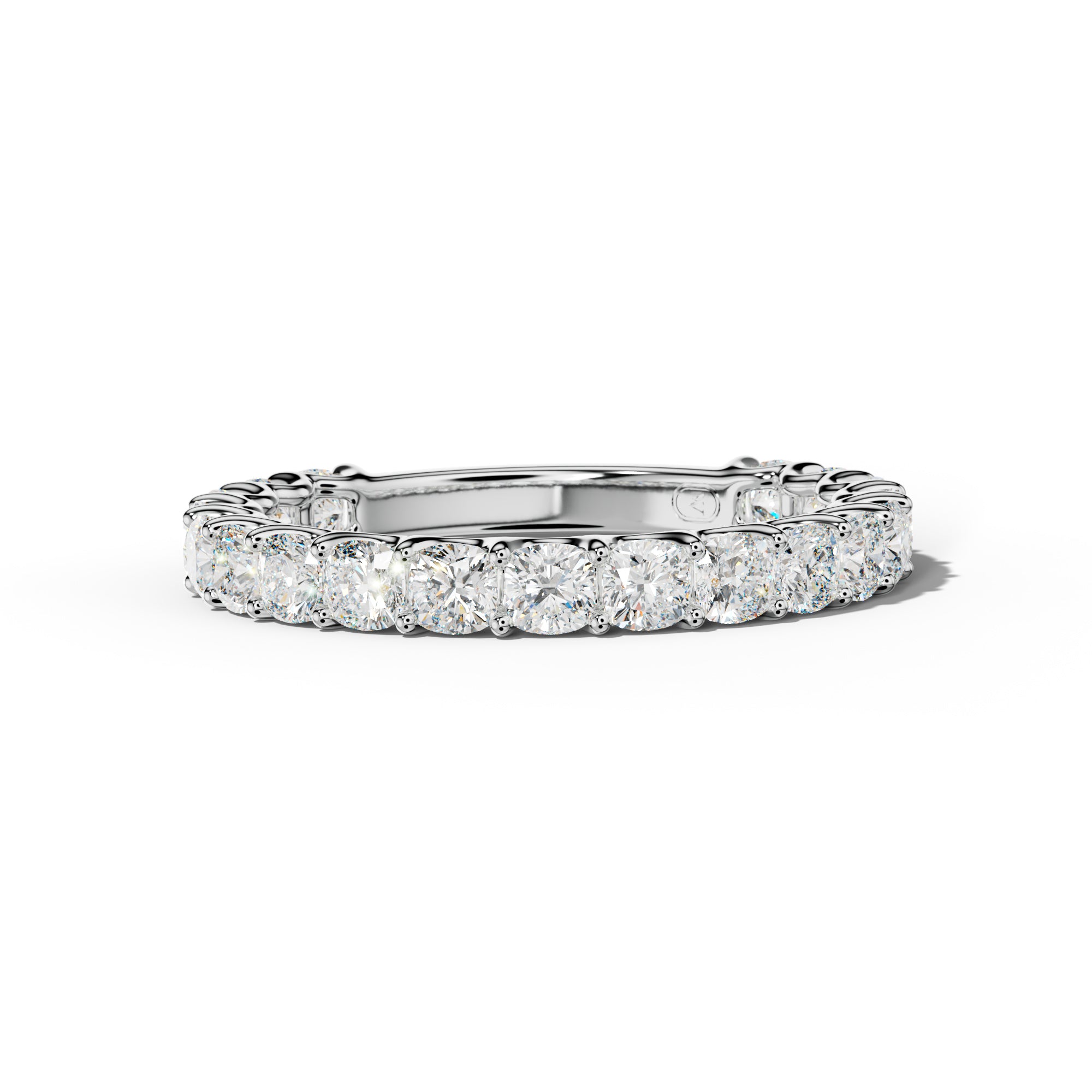 2.0 Carat Cushion Diamond 3/4 Anniversary Band U Prong