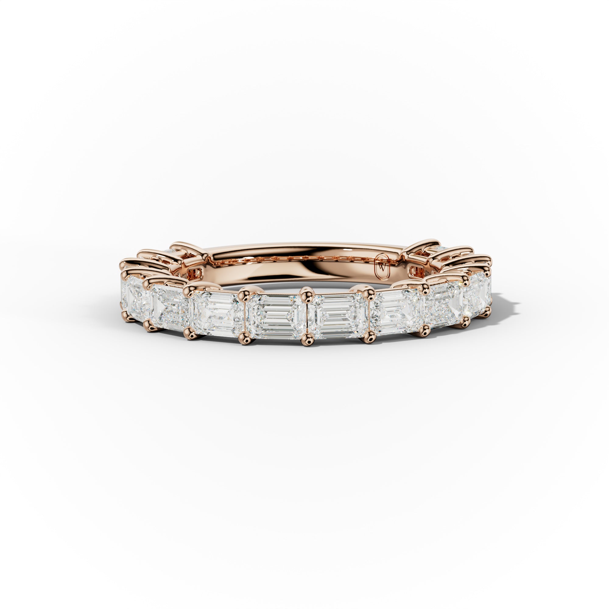2.0 Carat East West Emerald Cut Diamond Anniversary Band