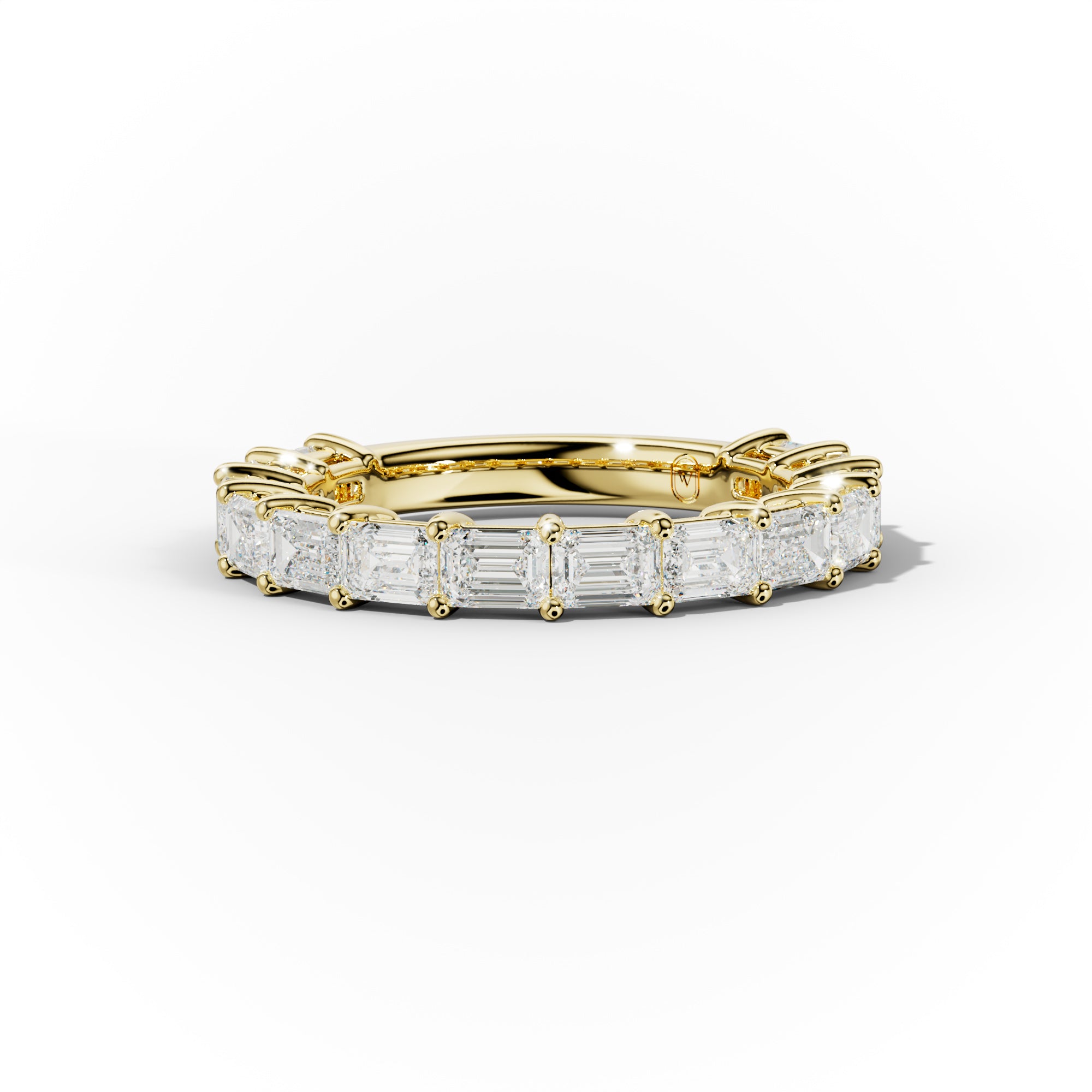 2.0 Carat East West Emerald Cut Diamond Anniversary Band