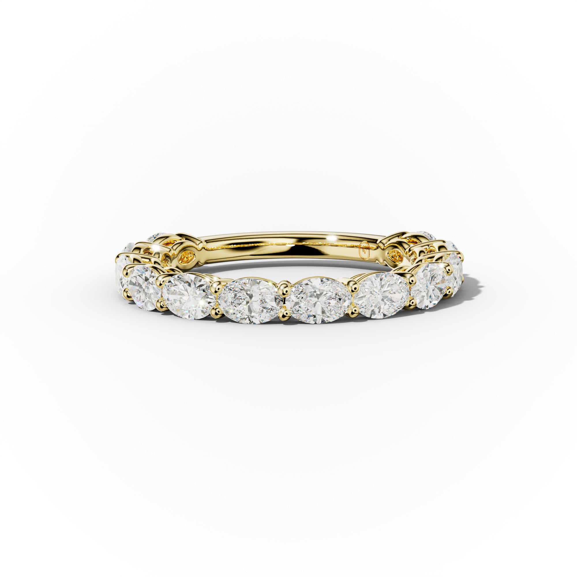 2.0 Carat East West Oval Cut Diamond Anniversary Band