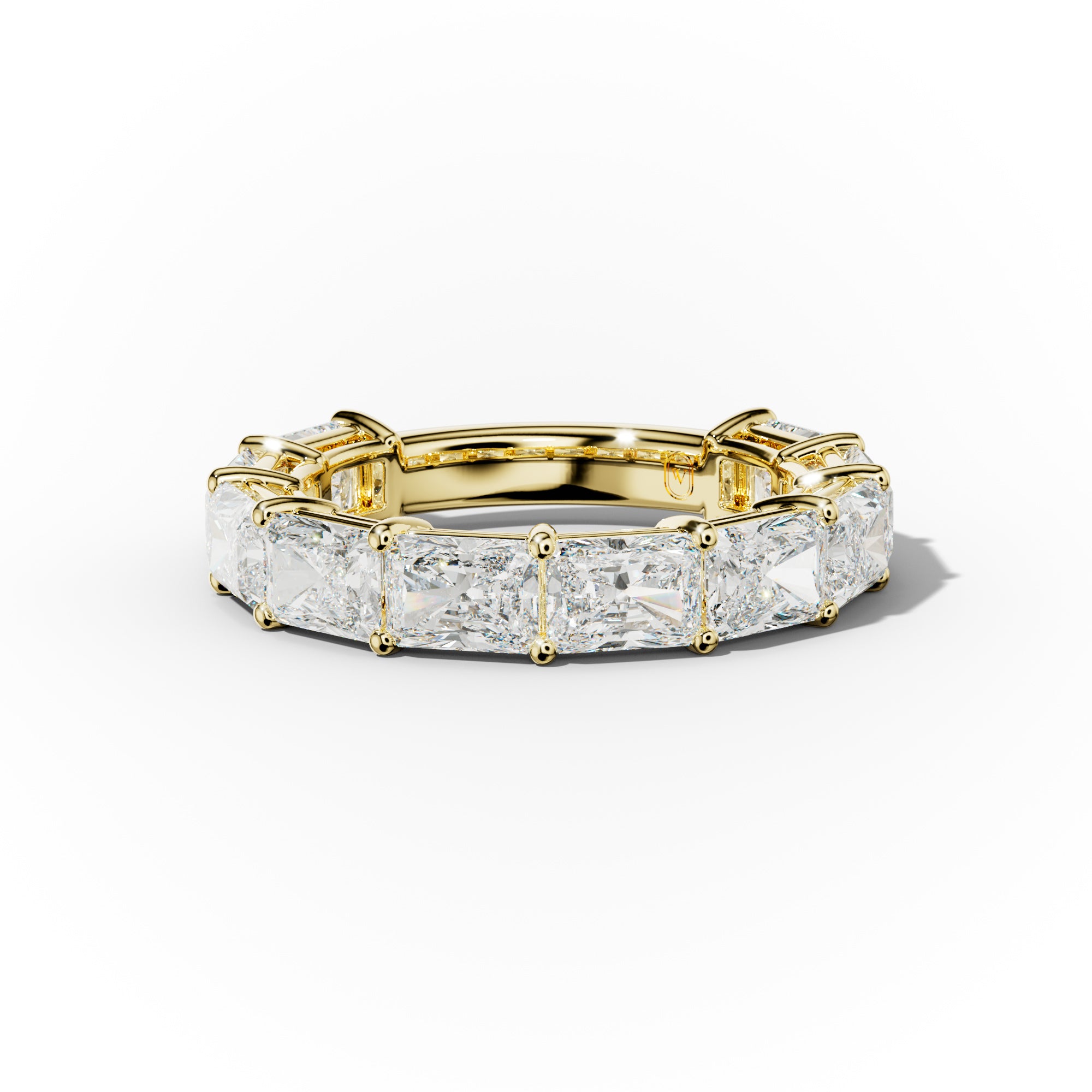 5.0 Carat East West Radiant Cut Diamond Anniversary Band
