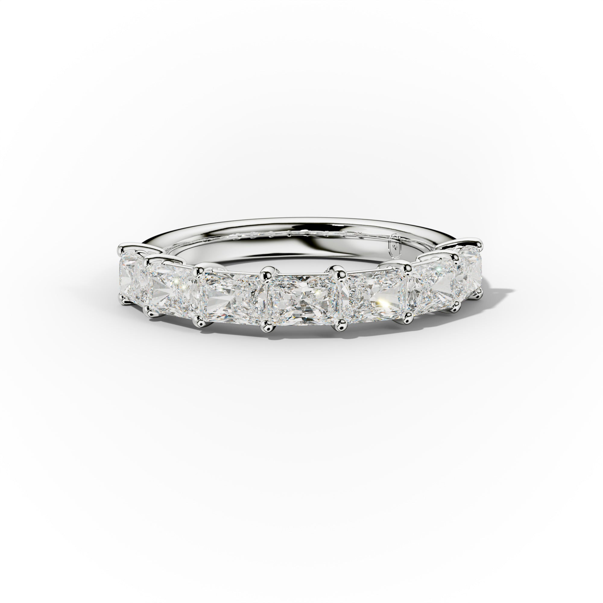 2.0 Carat East West Radiant Cut Diamond Anniversary Band