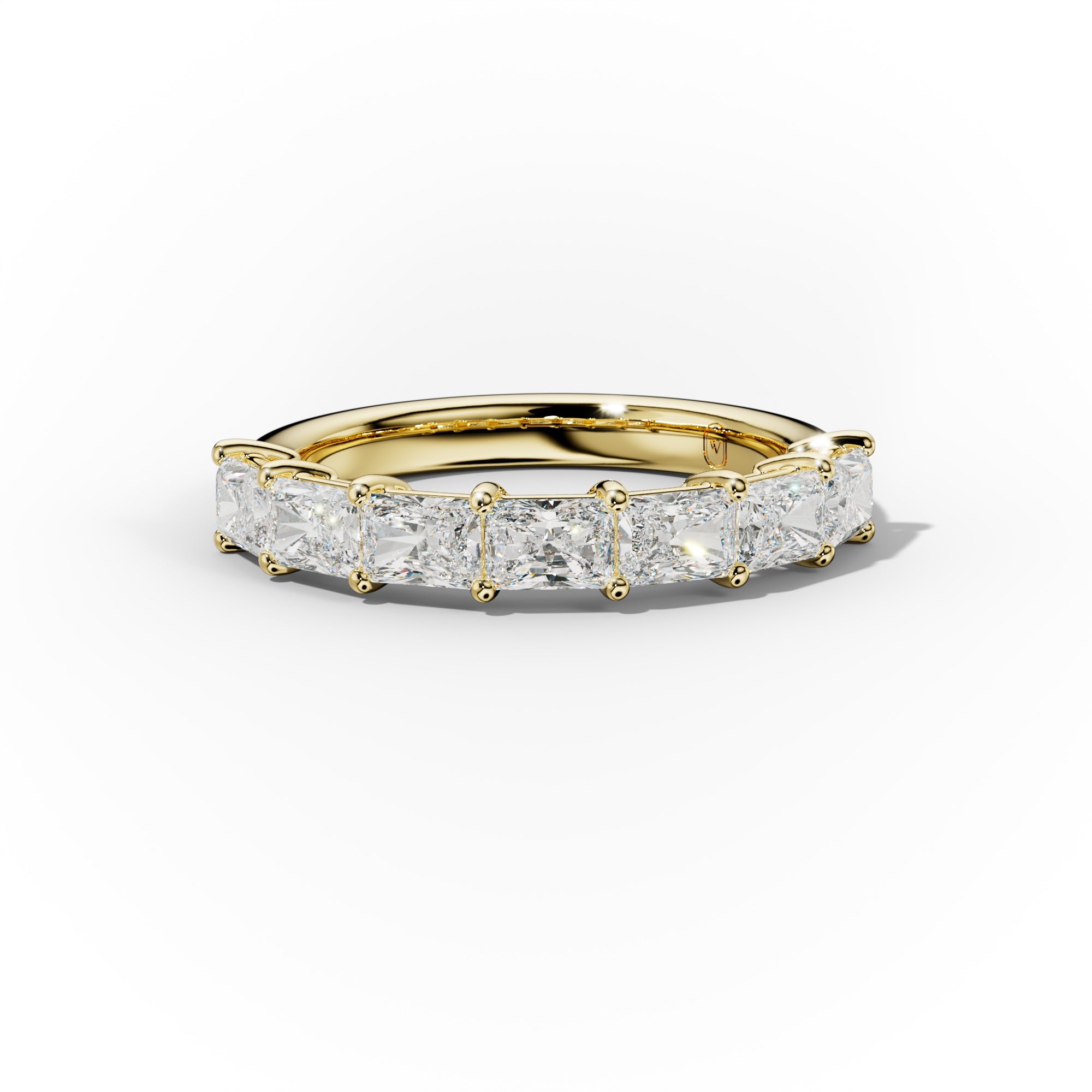 2.0 Carat East West Radiant Cut Diamond Anniversary Band