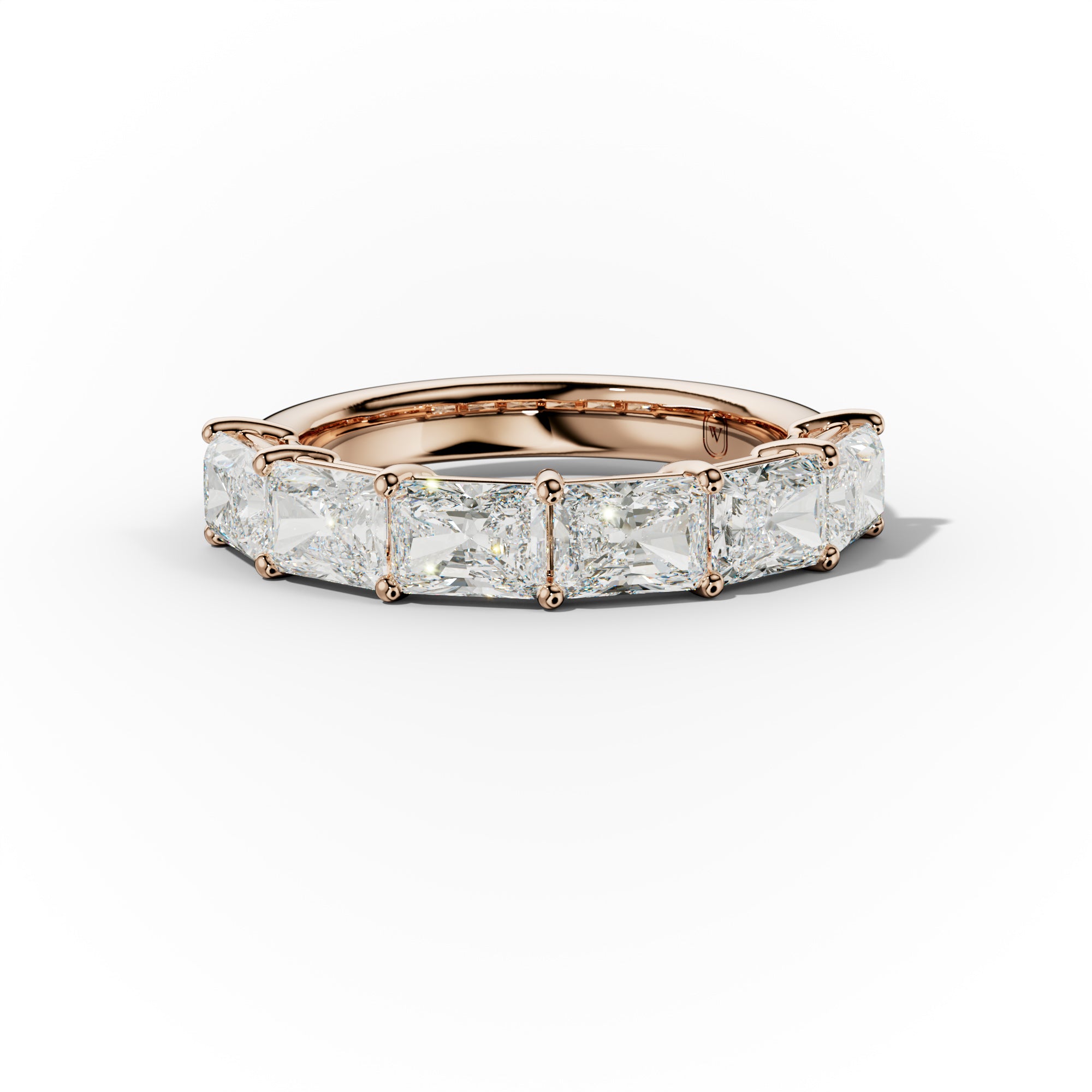 3.0 Carat East West Radiant Cut Diamond Anniversary Band