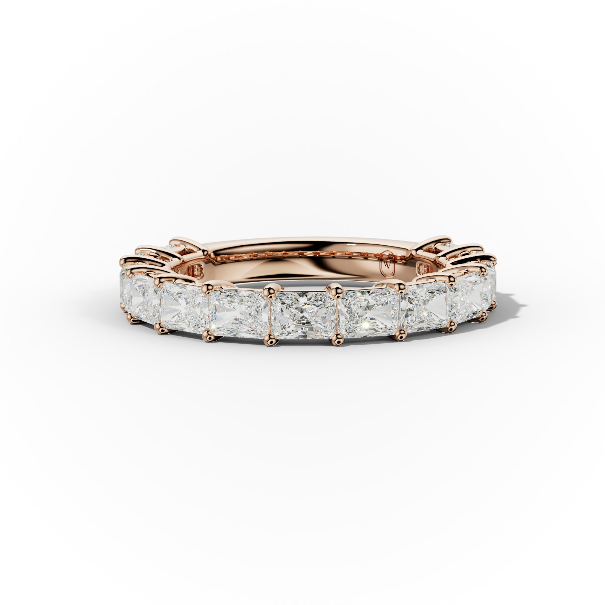 3.0 Carat East West Radiant Cut Diamond Anniversary Band