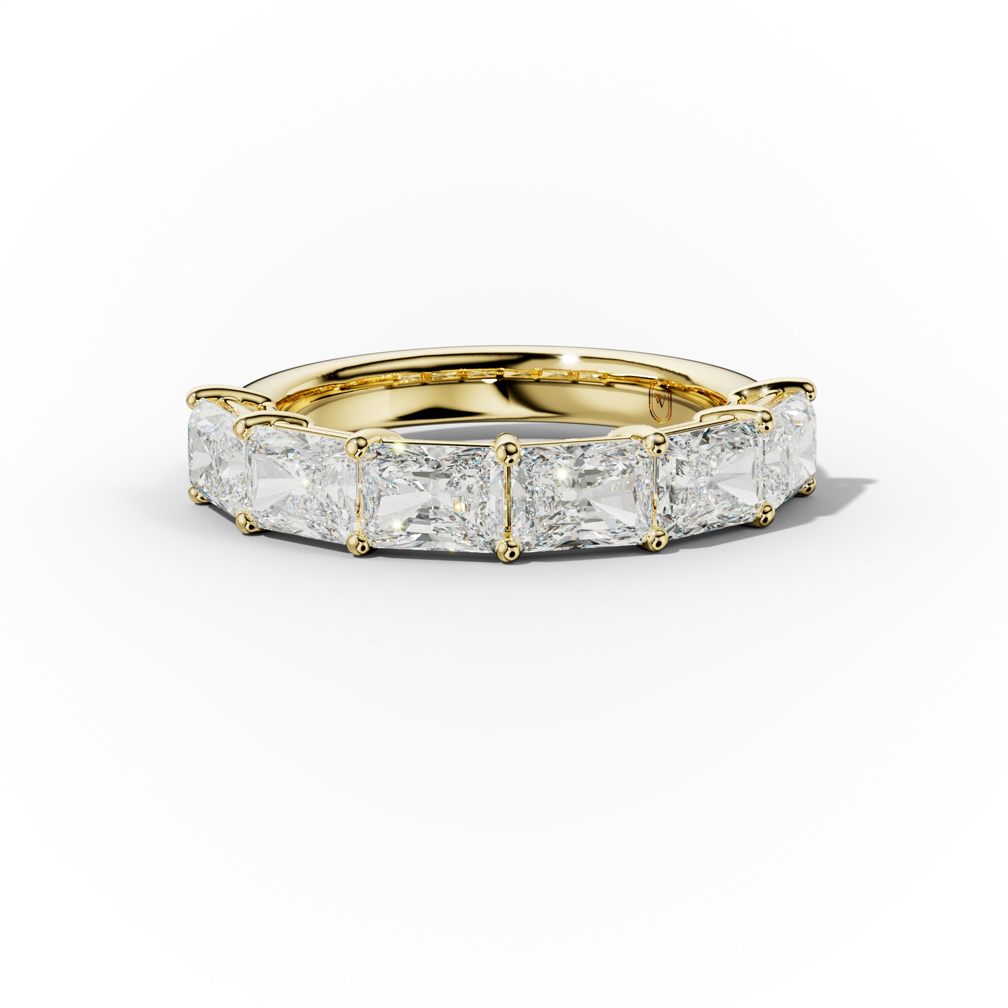 3.0 Carat East West Radiant Cut Diamond Anniversary Band