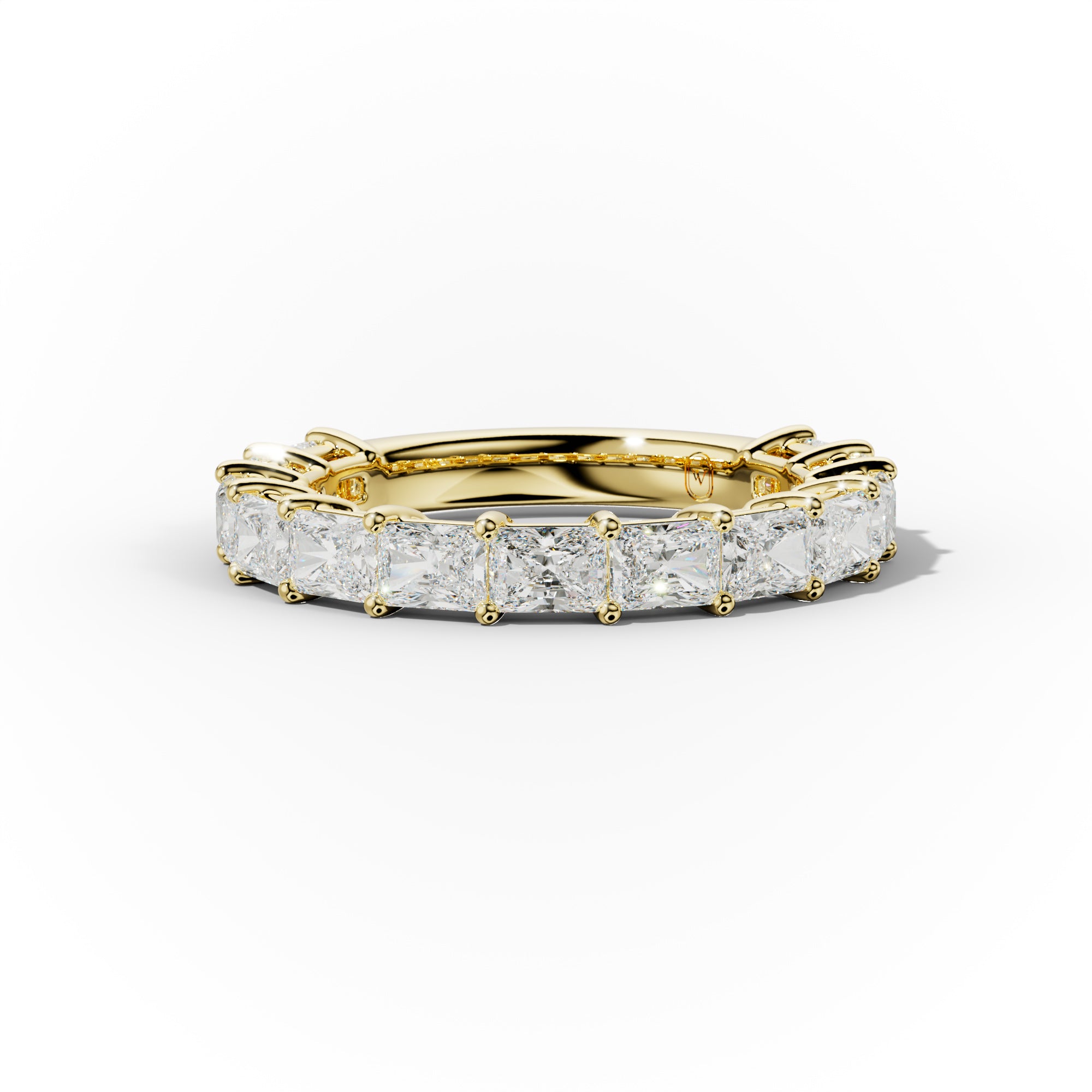 3.0 Carat East West Radiant Cut Diamond Anniversary Band