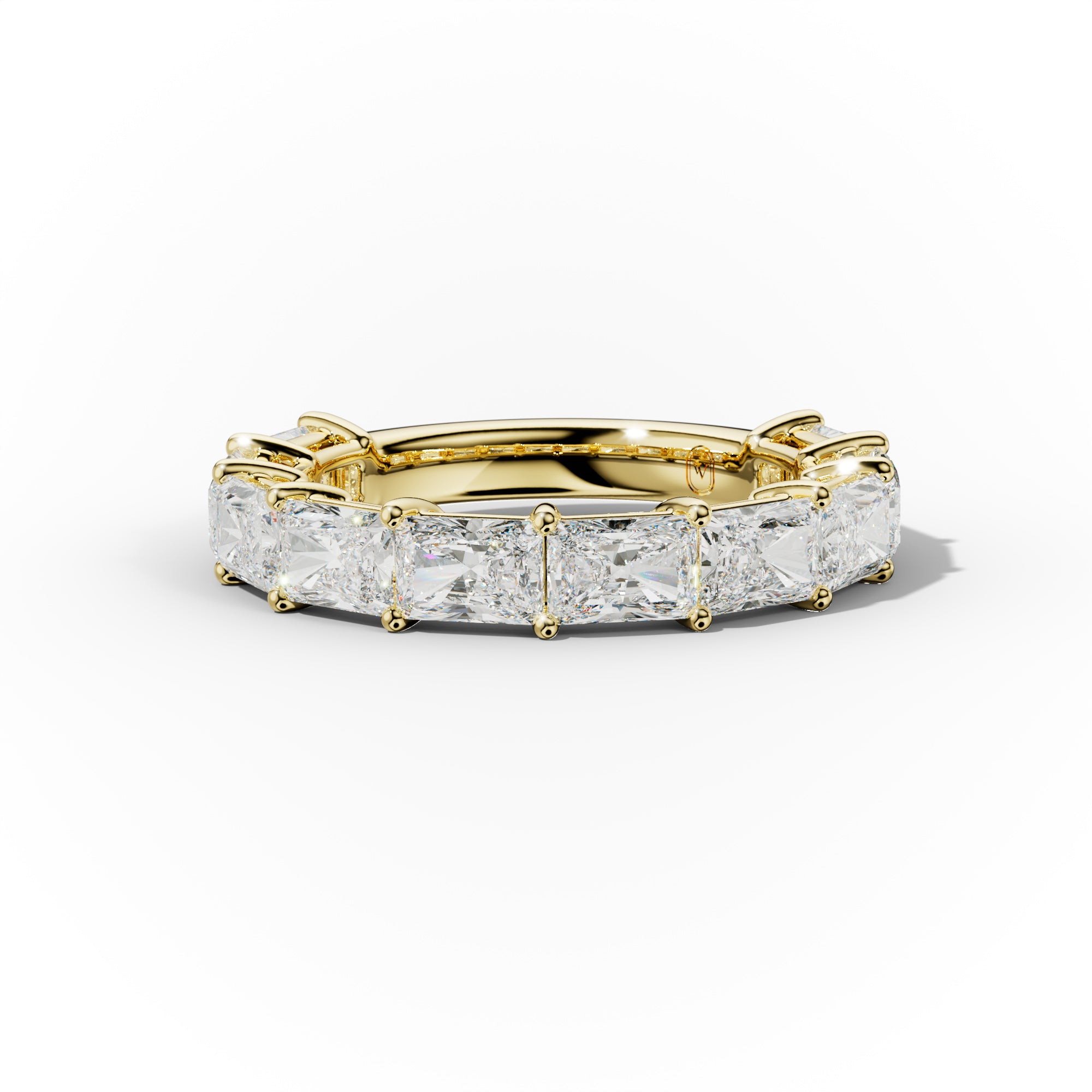 4.0 Carat East West Radiant Cut Diamond Anniversary Band