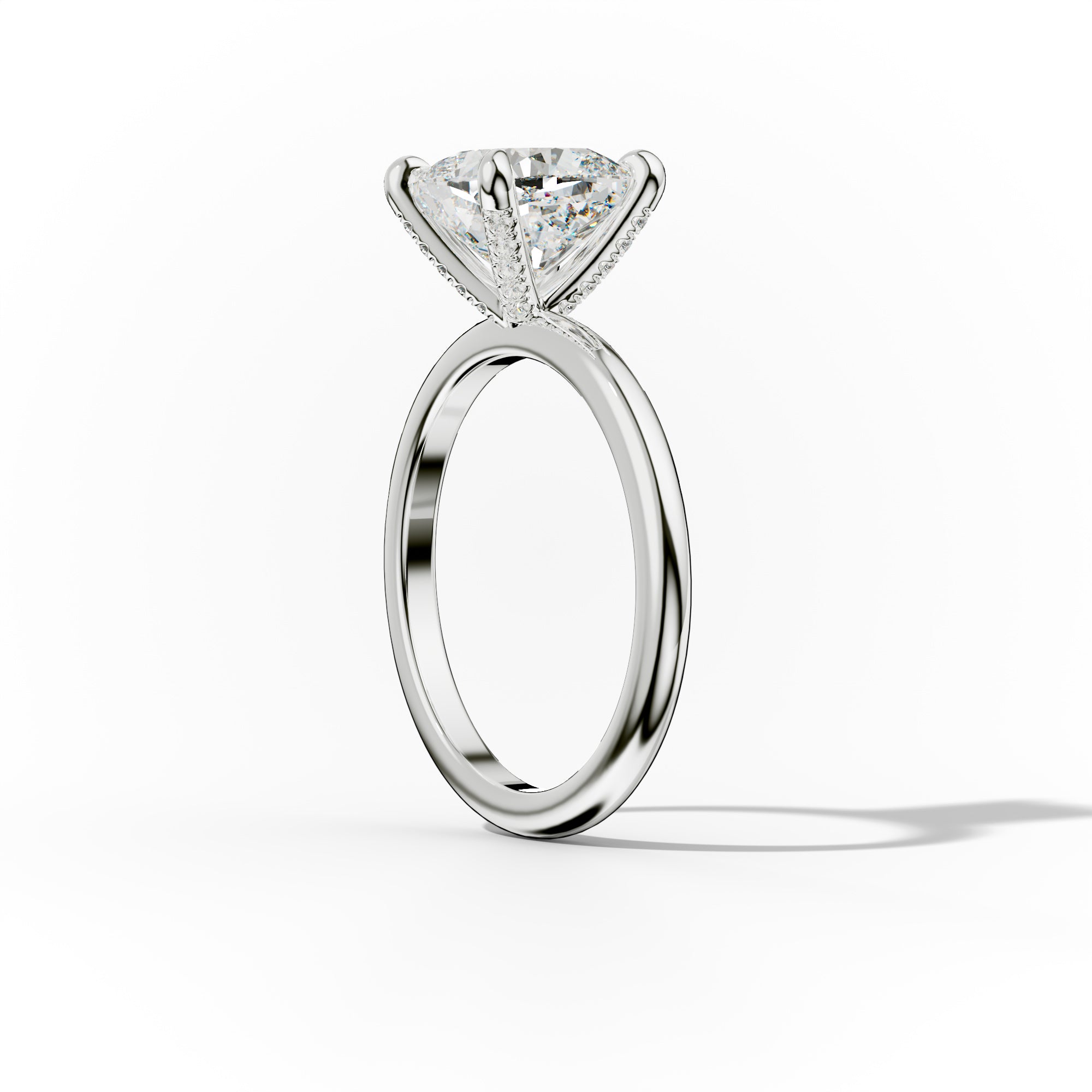 Lily Cushion Cut Engagement Ring