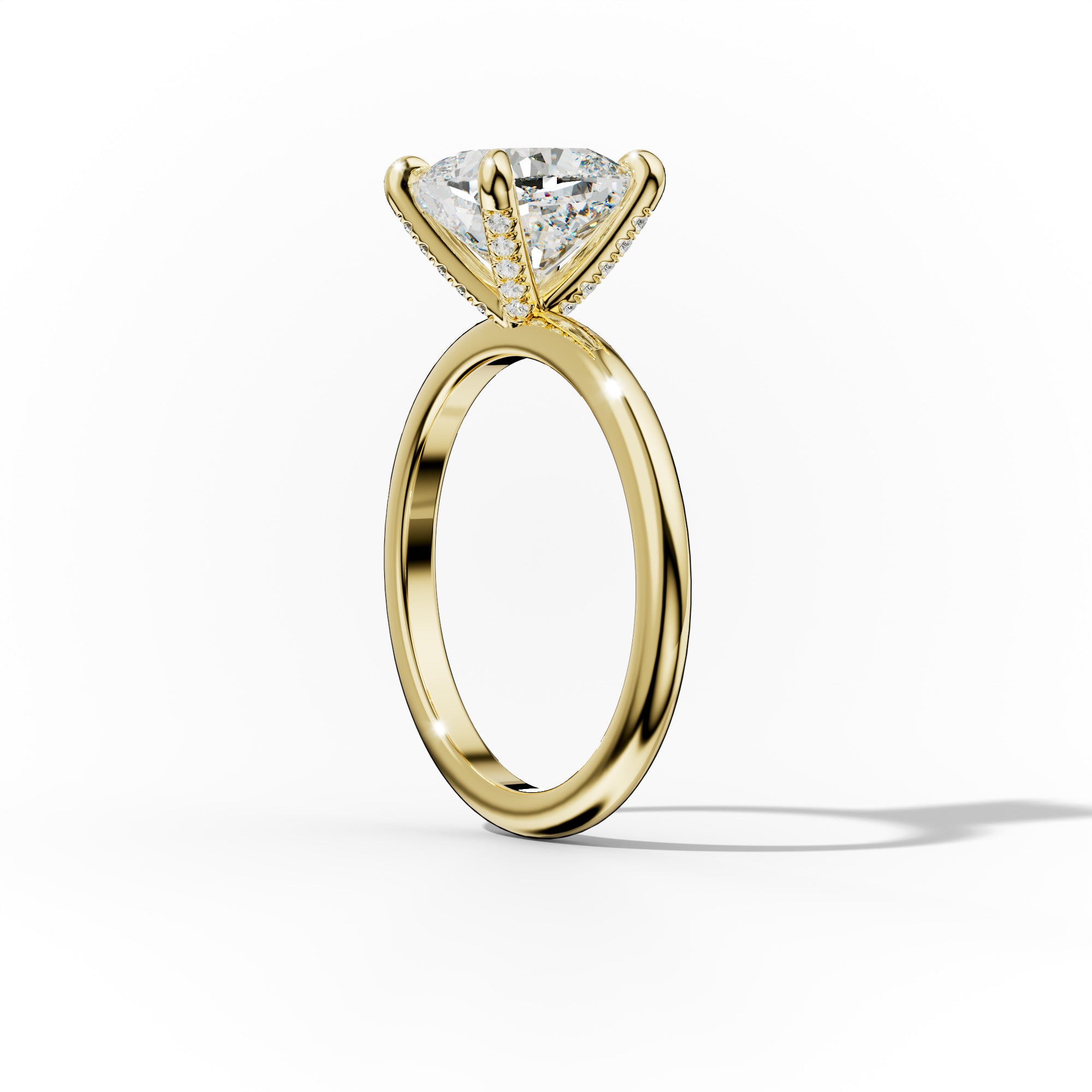 Lily Cushion Cut Engagement Ring