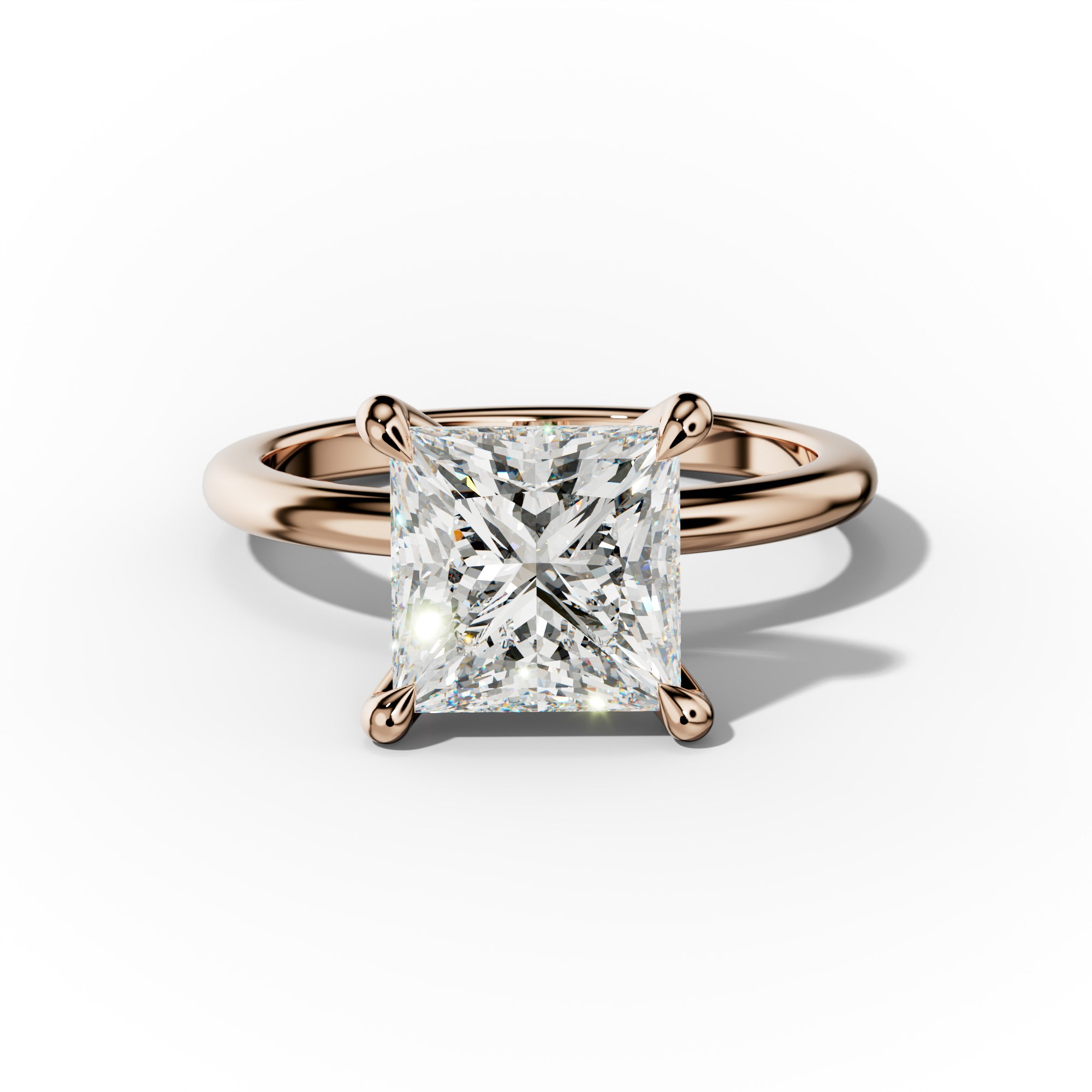 Lily Princess Cut Engagement Ring