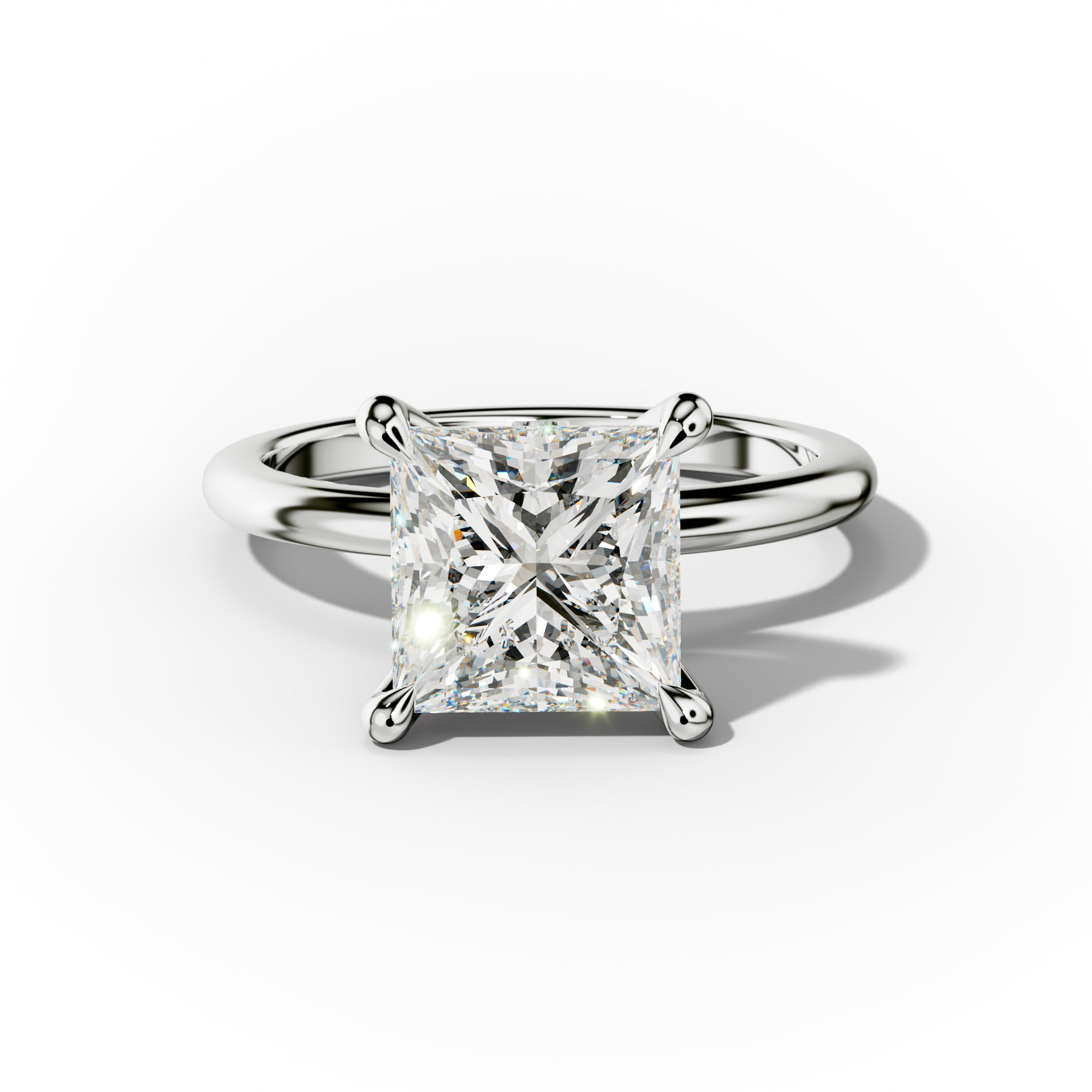 Lily Princess Cut Engagement Ring