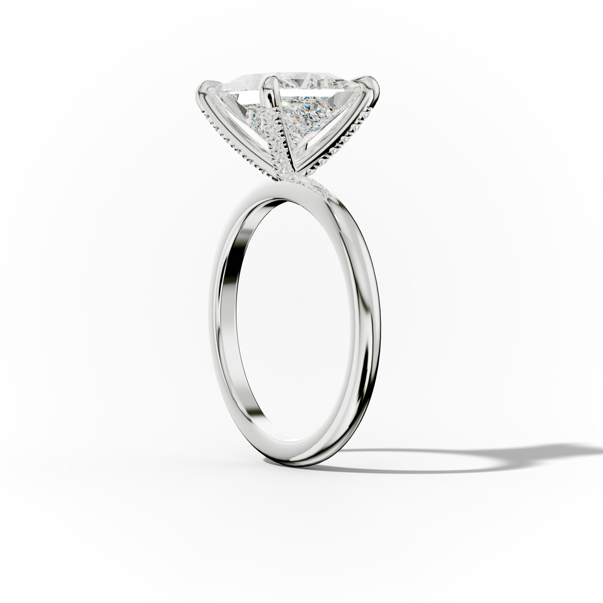 Lily Princess Cut Engagement Ring
