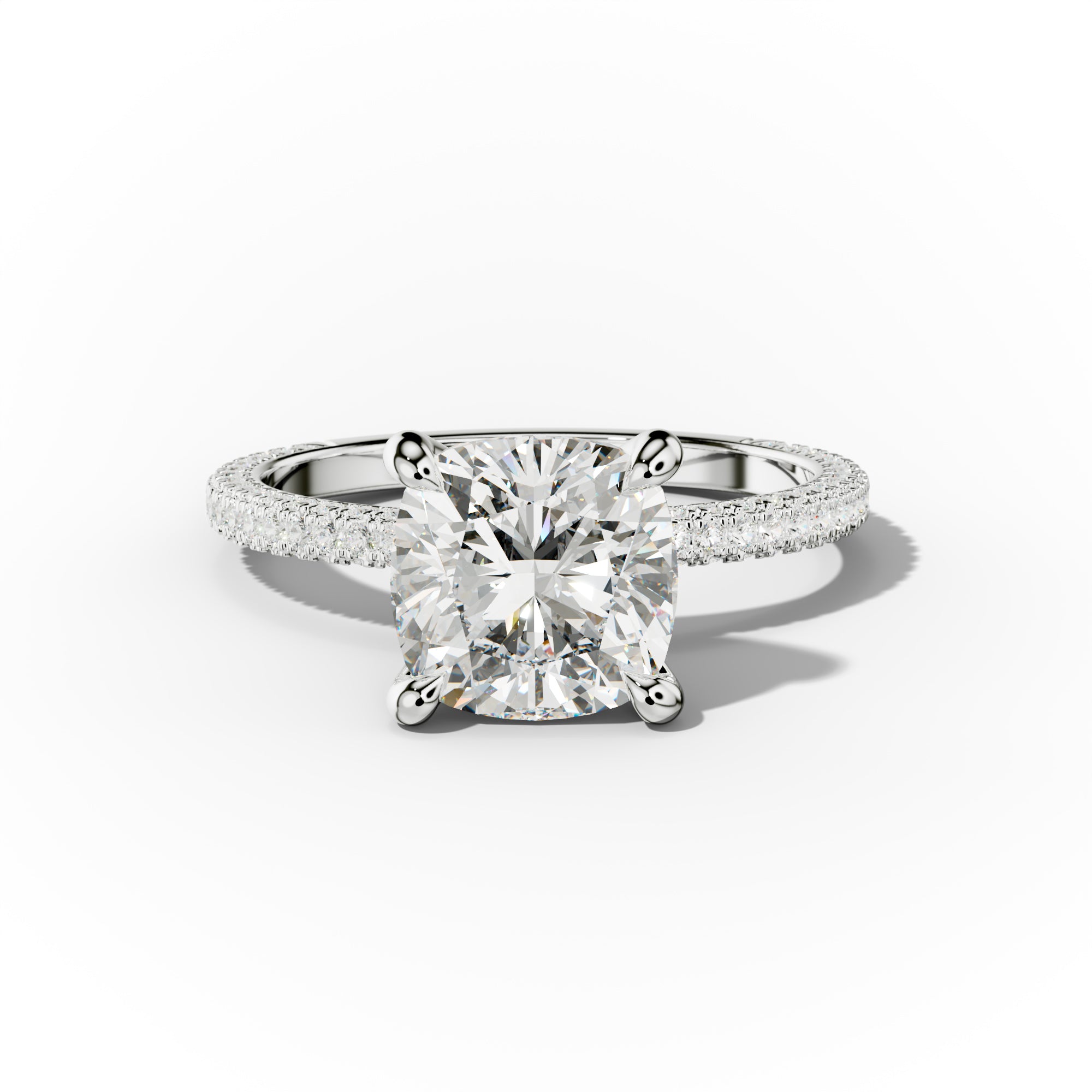 Brooklyn Cushion Cut Engagement Ring