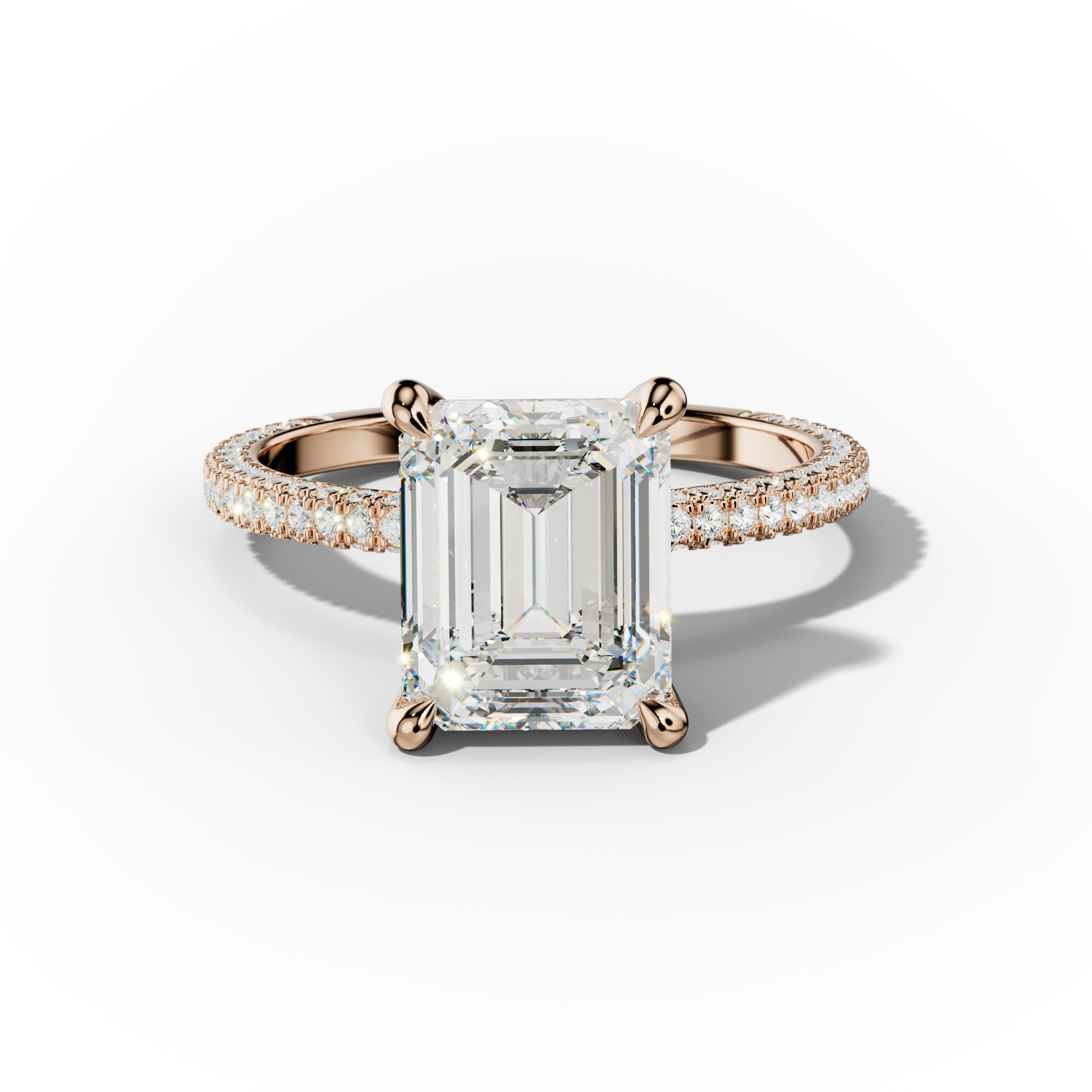 Brooklyn Emerald Cut Engagement Ring