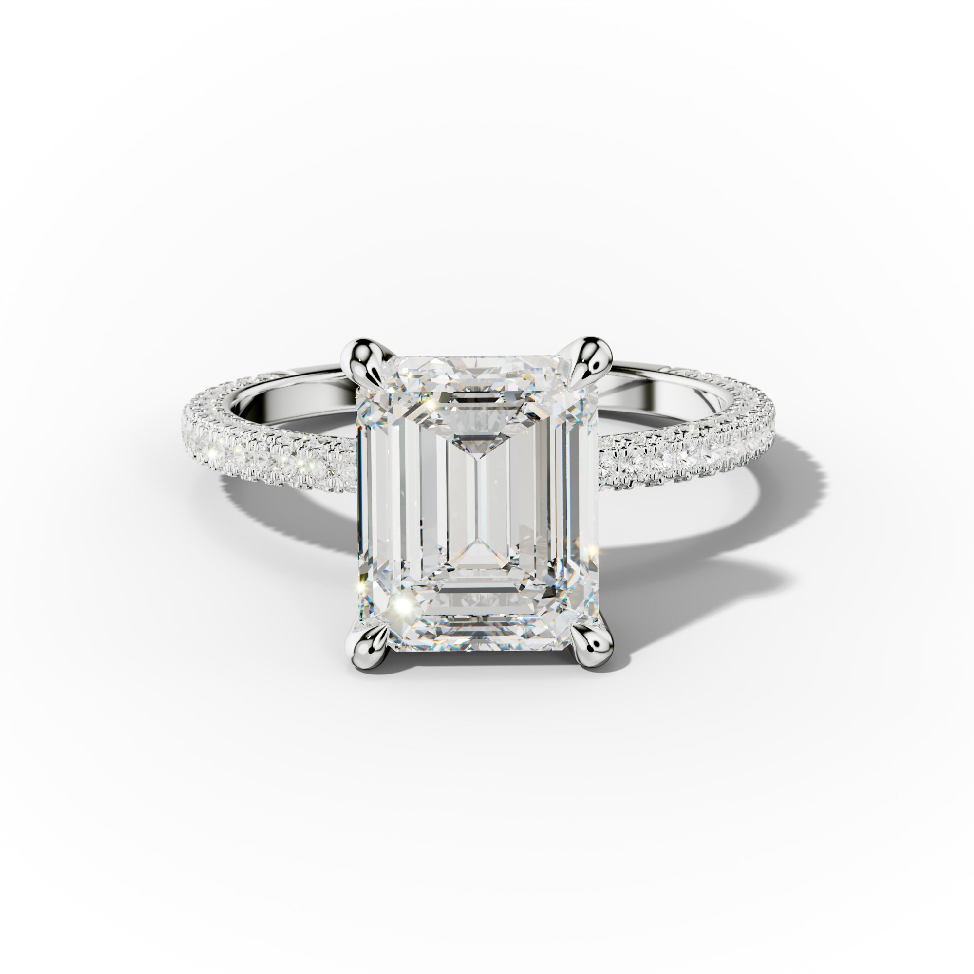 Brooklyn Emerald Cut Engagement Ring