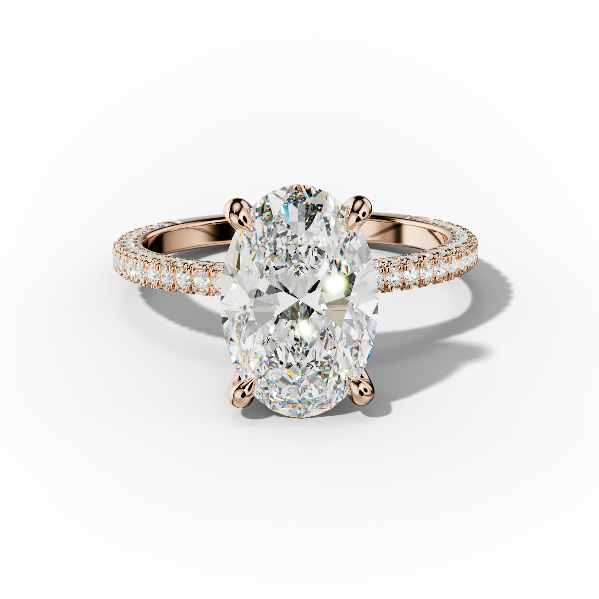 Brooklyn Oval Cut Engagement Ring