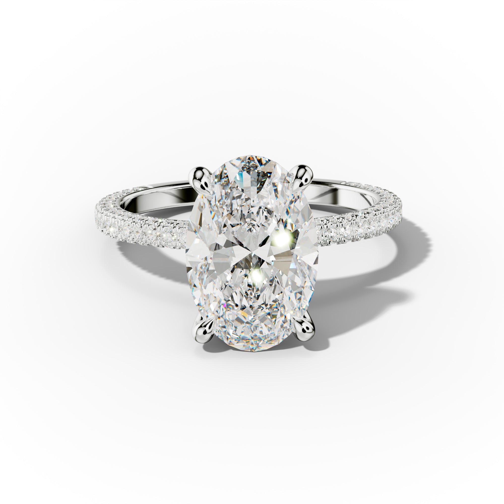 Brooklyn Oval Cut Engagement Ring