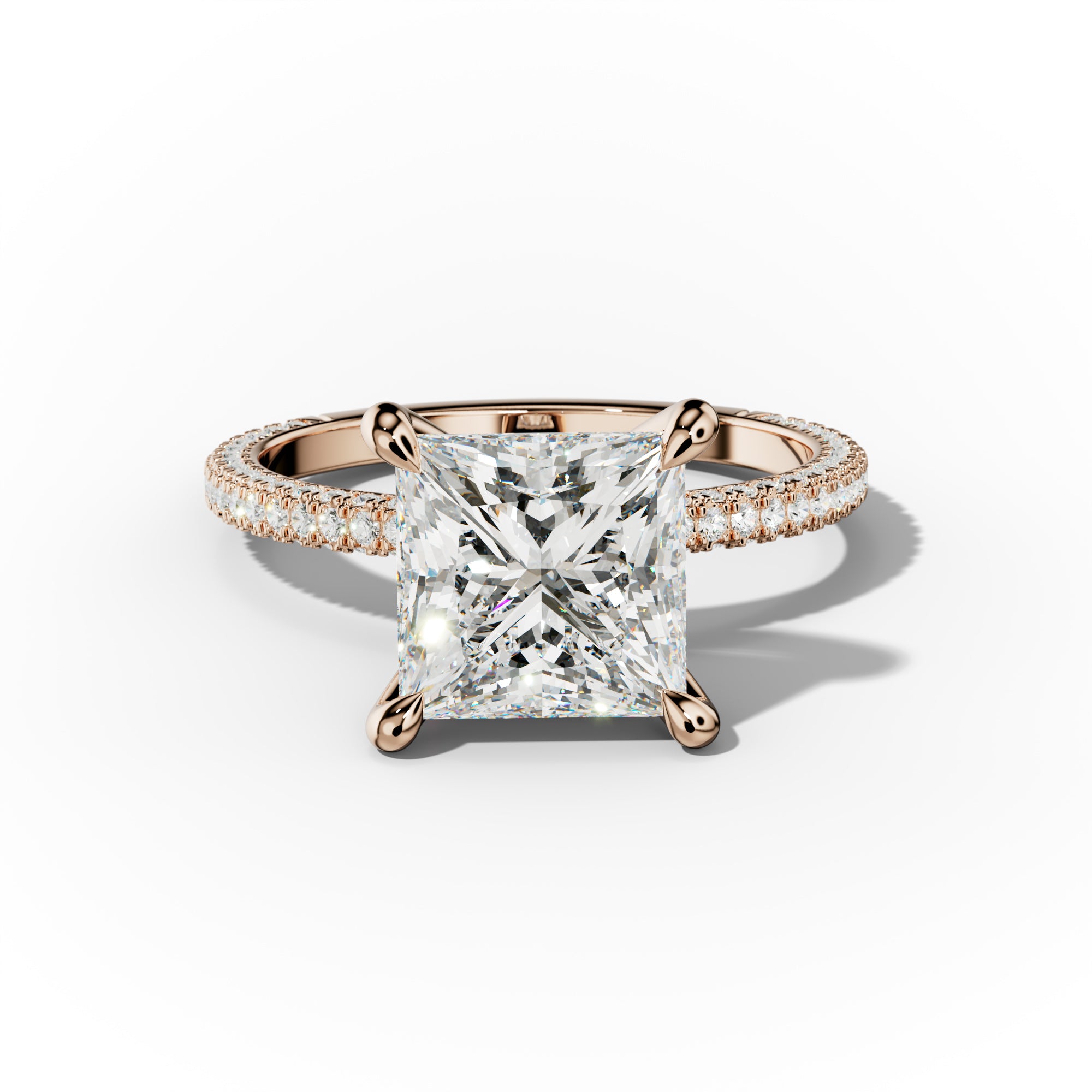 Brooklyn Princess Cut Engagement Ring
