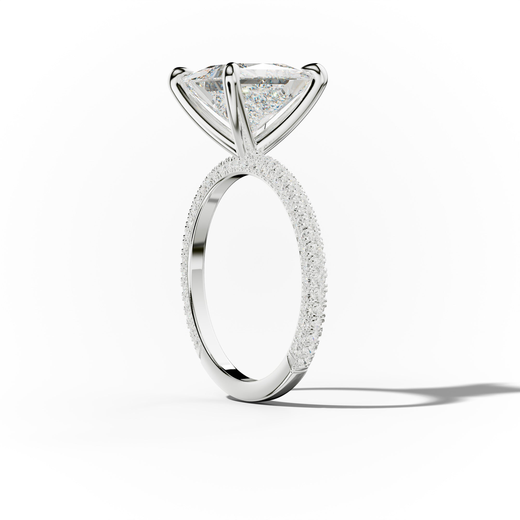 Brooklyn Princess Cut Engagement Ring