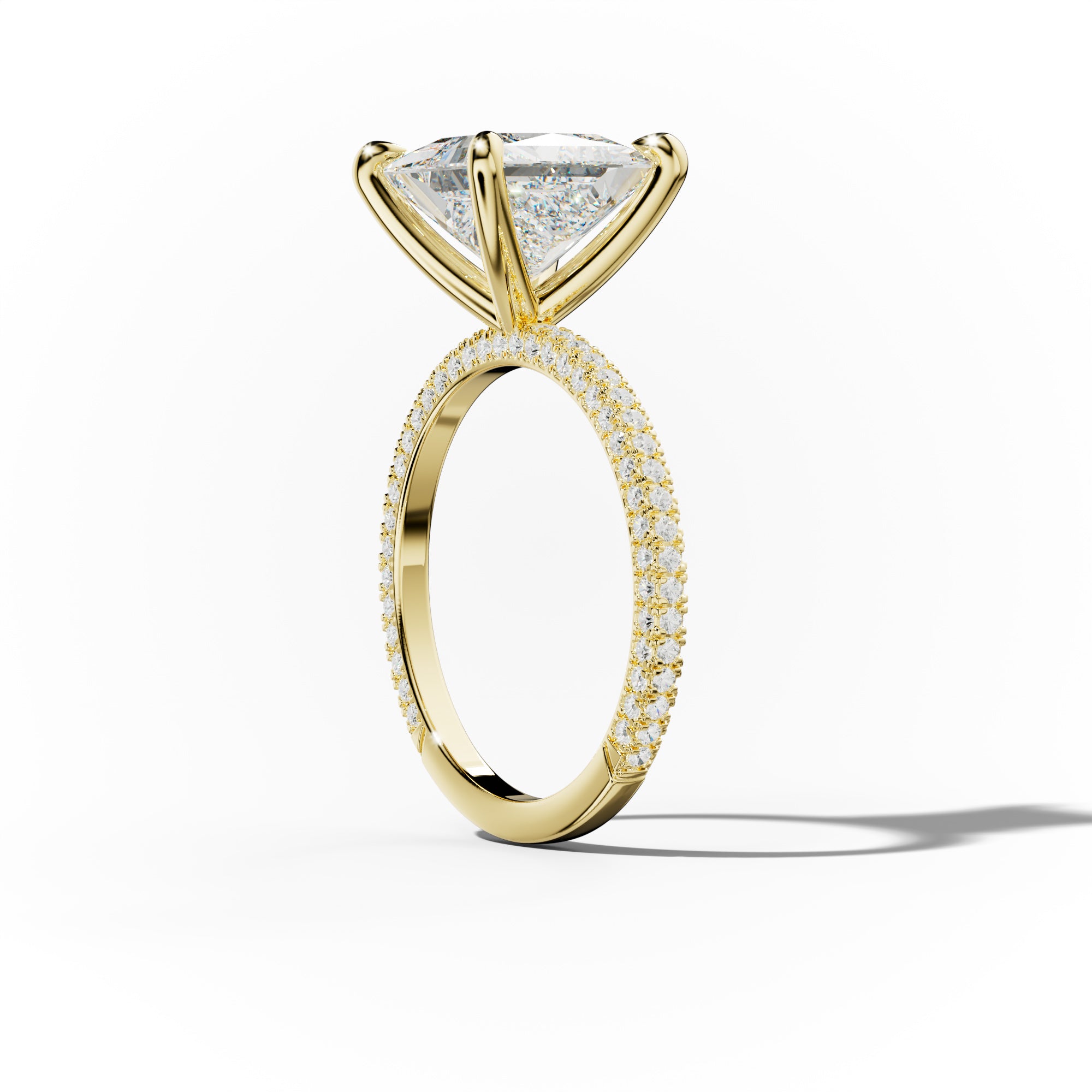 Brooklyn Princess Cut Engagement Ring