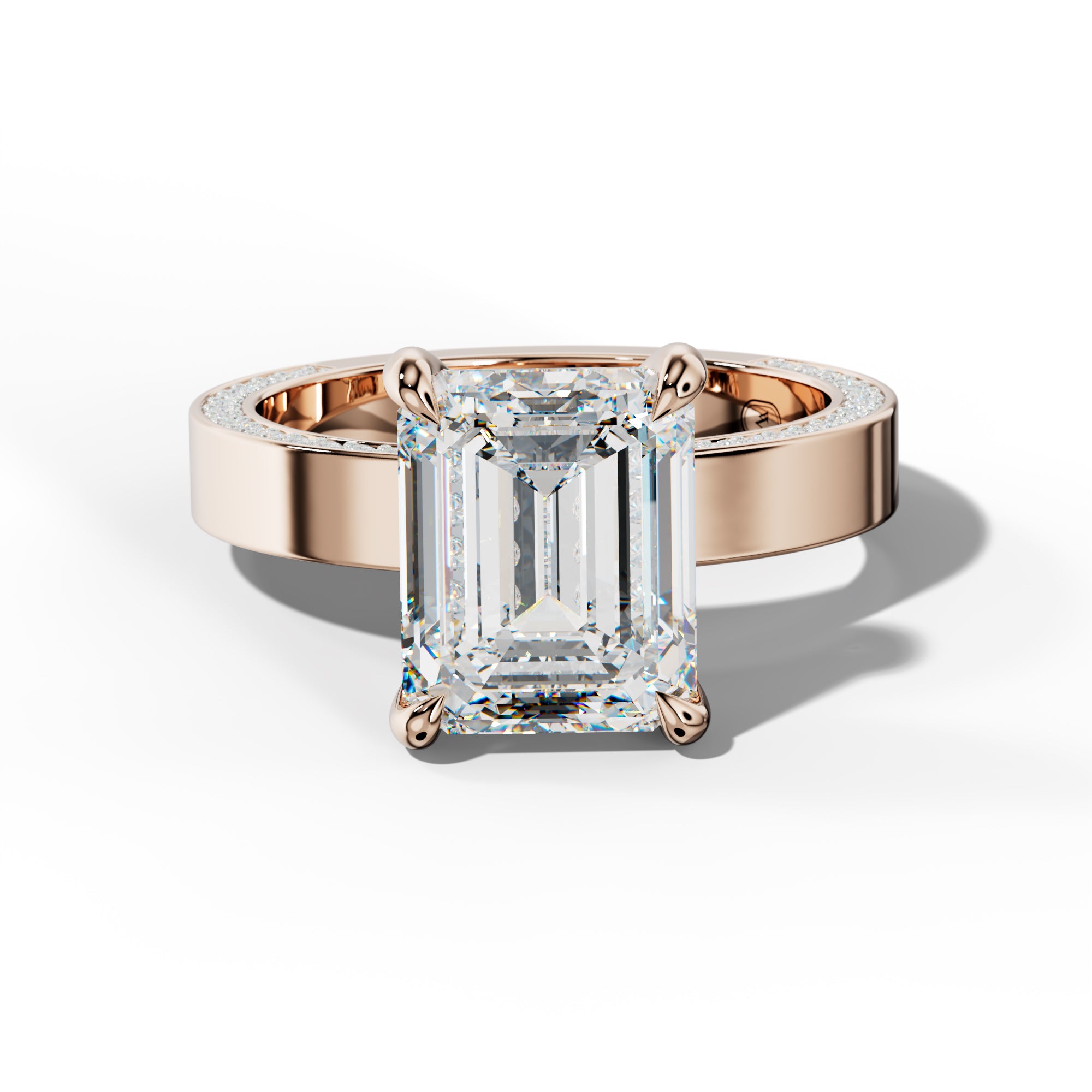 Faye Emerald Cut Engagement Ring