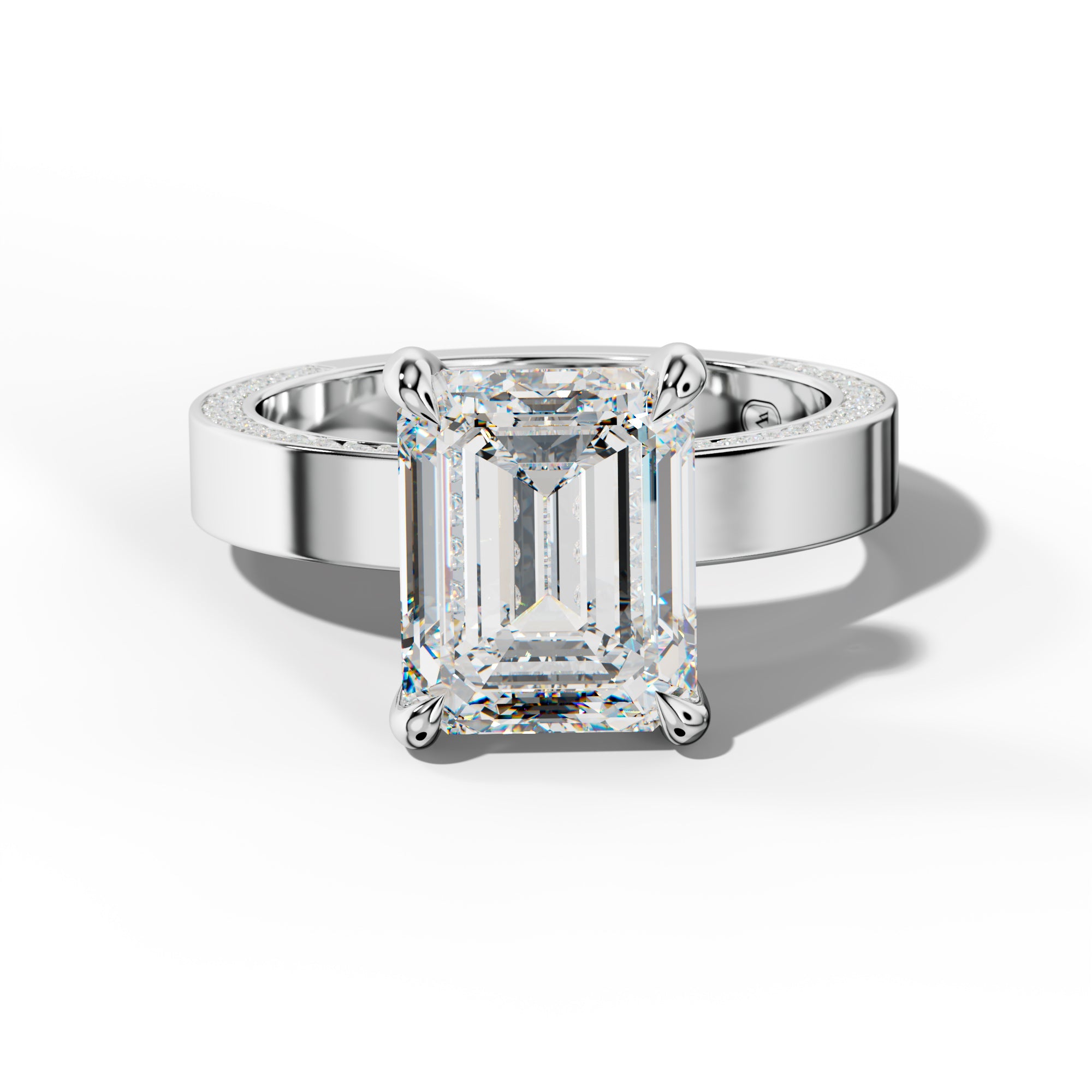 Faye Emerald Cut Engagement Ring