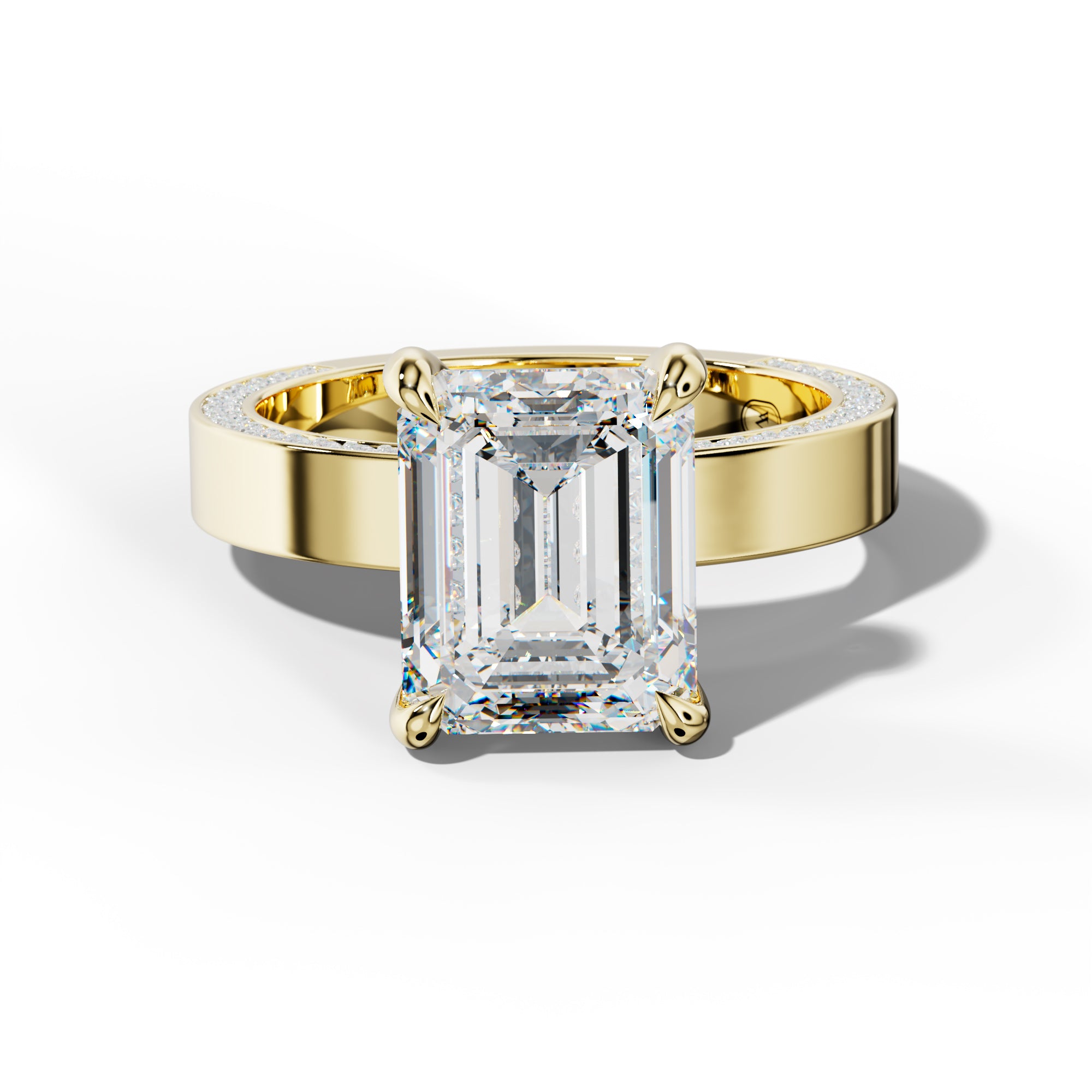 Faye Emerald Cut Engagement Ring