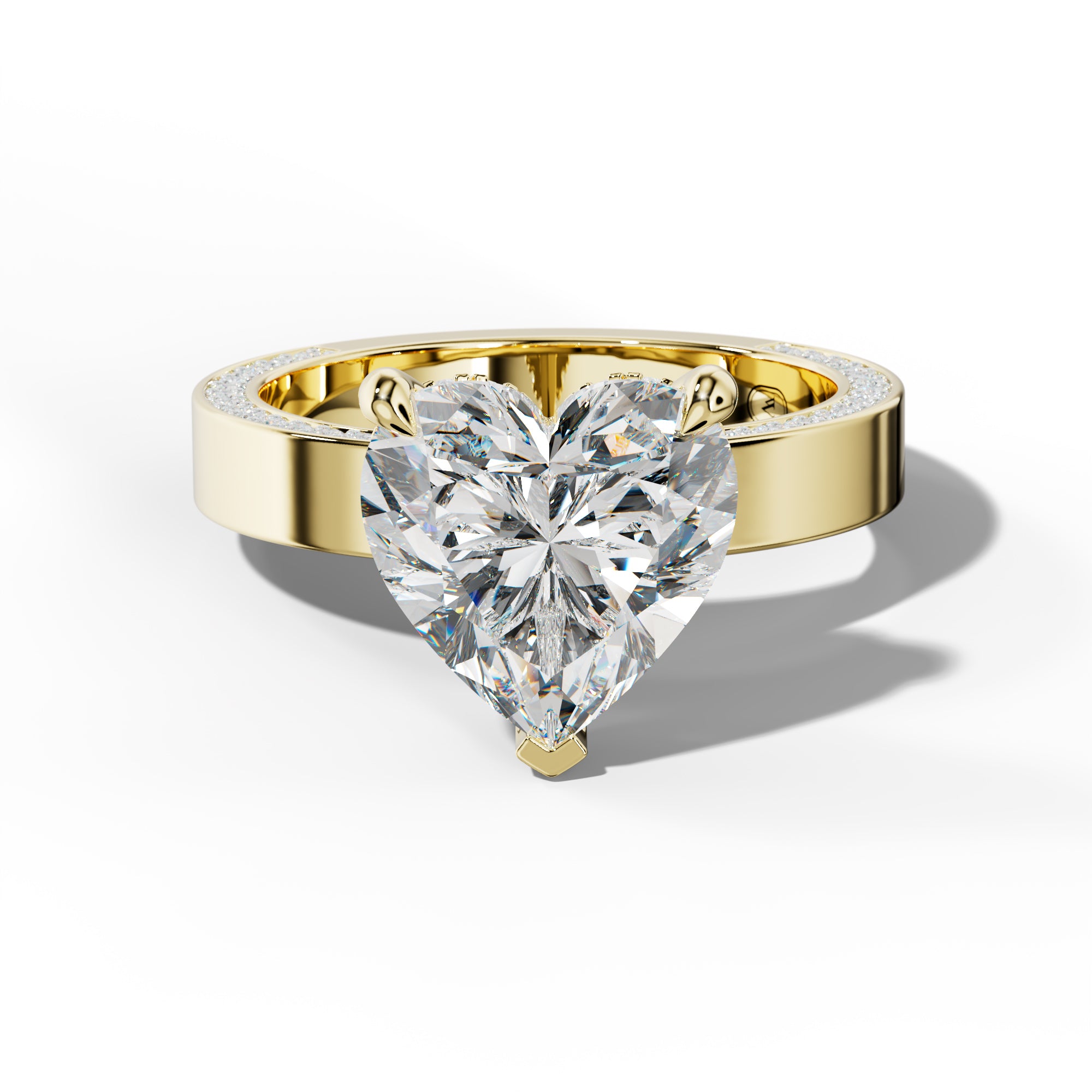 Faye Heart Diamond Engagement Ring