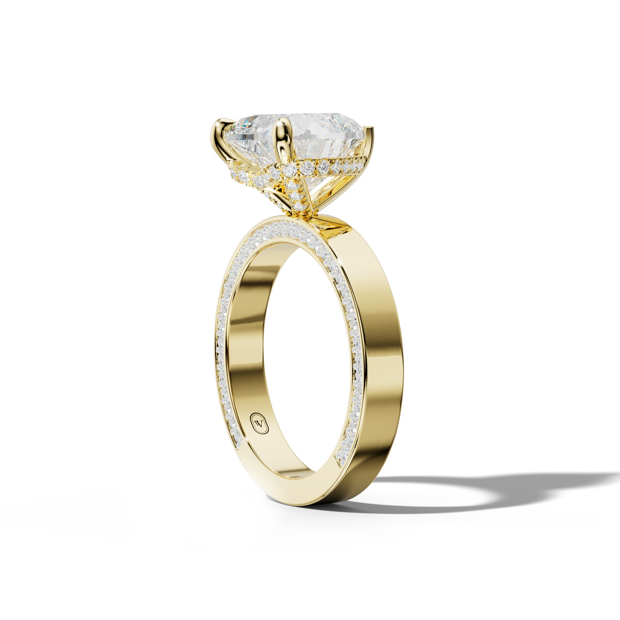 Faye Heart Diamond Engagement Ring