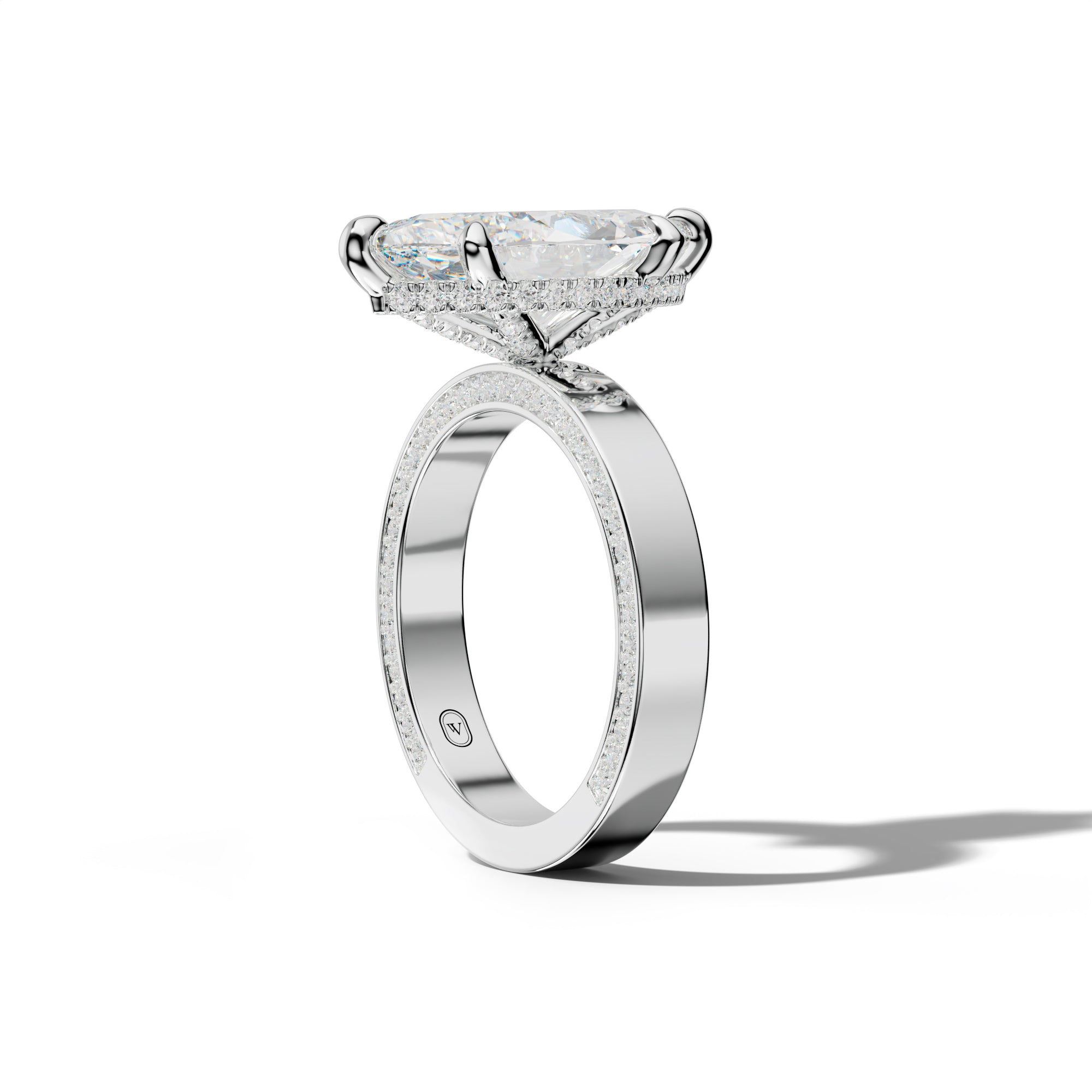 Faye Marquise Diamond Engagement Ring
