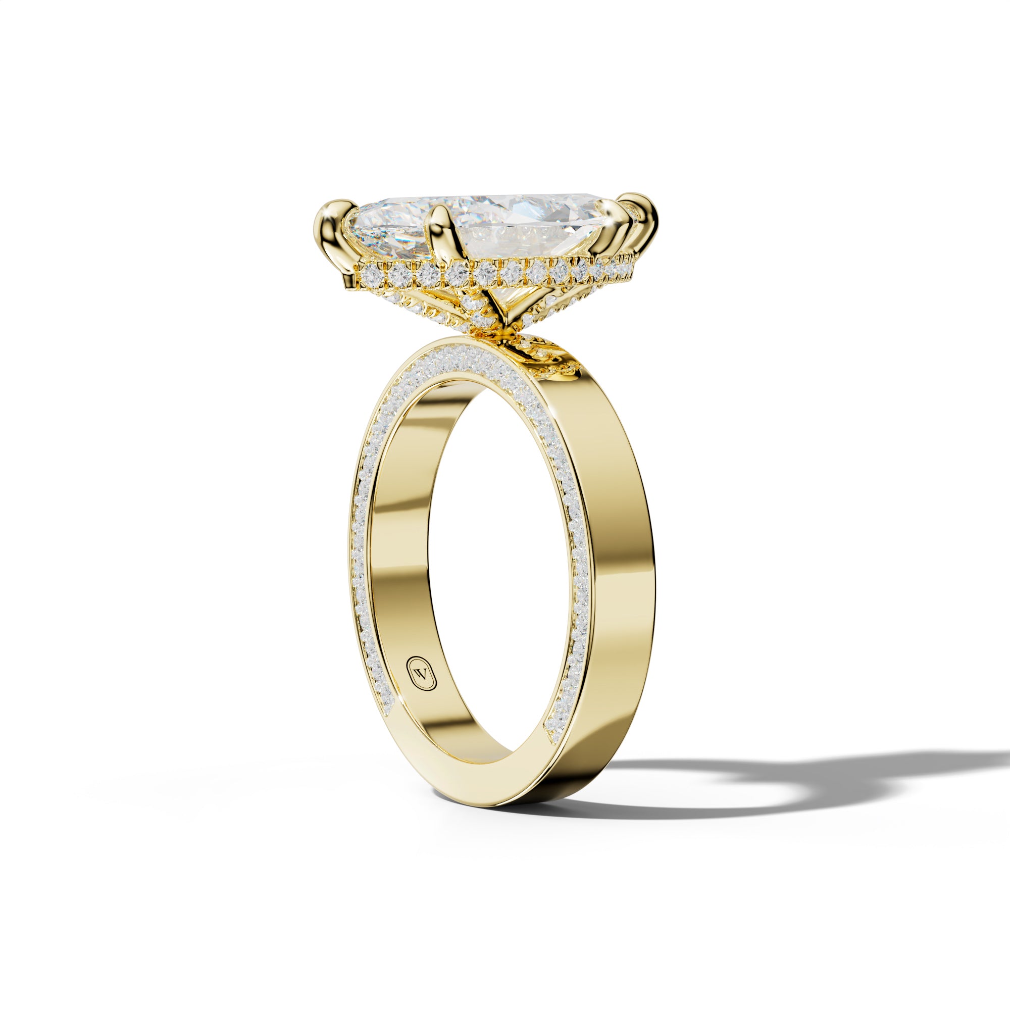 Faye Marquise Diamond Engagement Ring