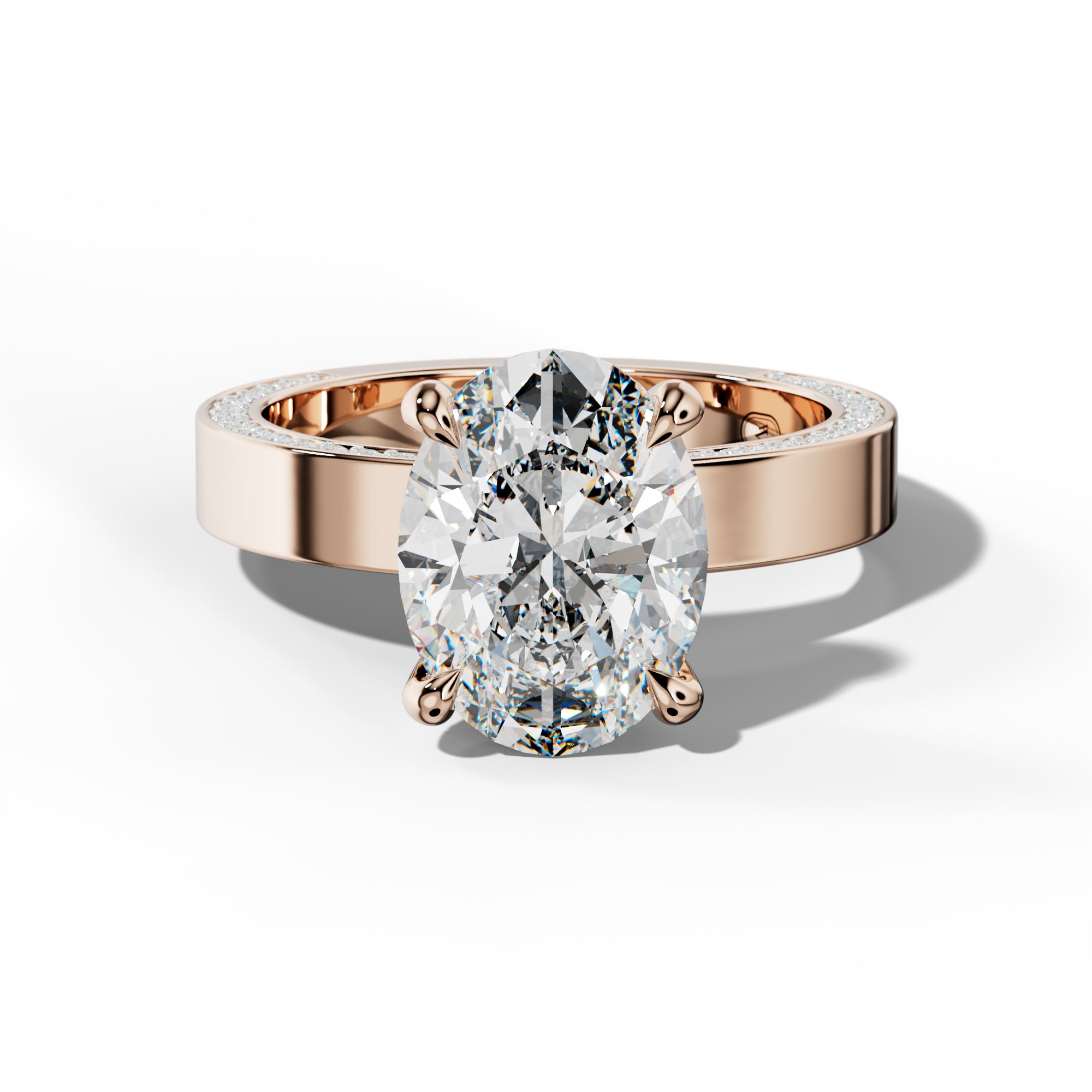 Faye Oval Diamond Engagement Ring