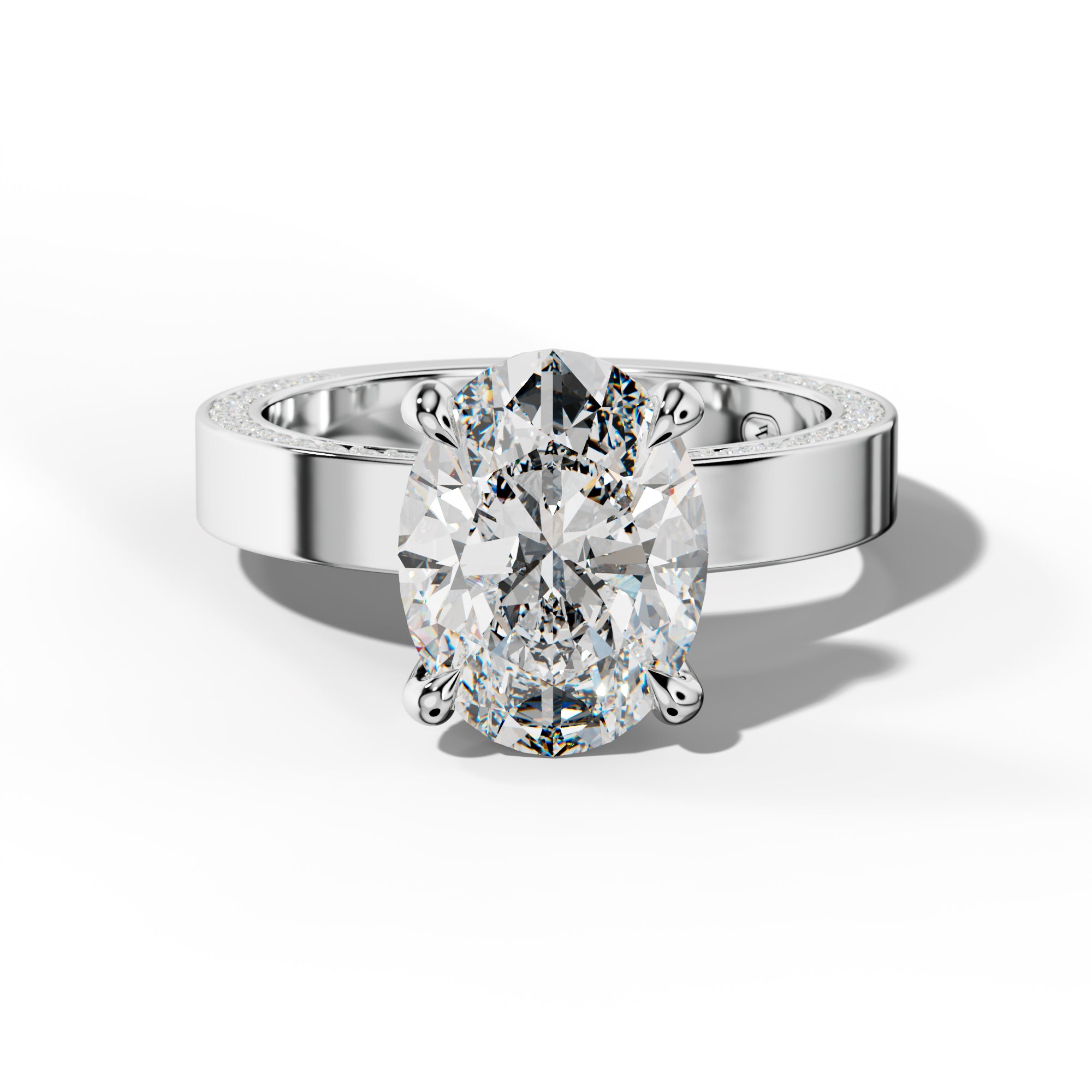 Faye Oval Diamond Engagement Ring