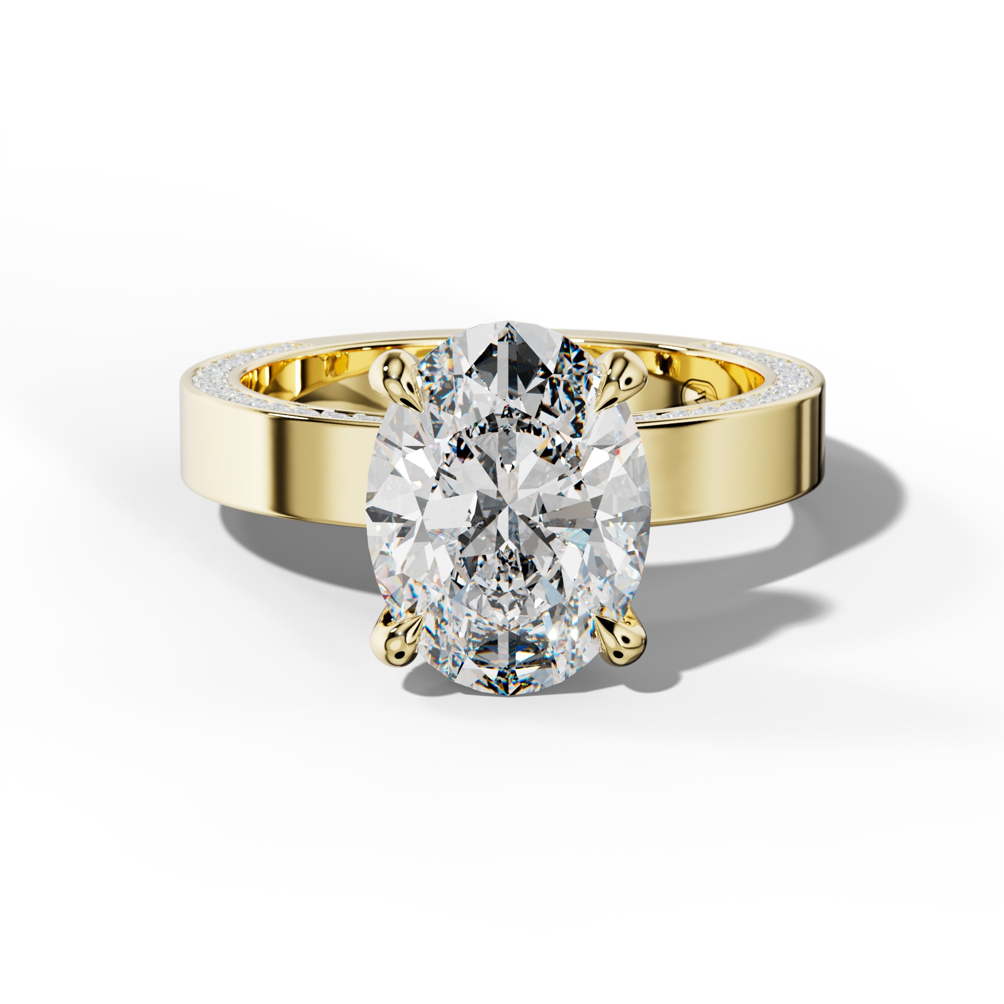 Faye Oval Diamond Engagement Ring