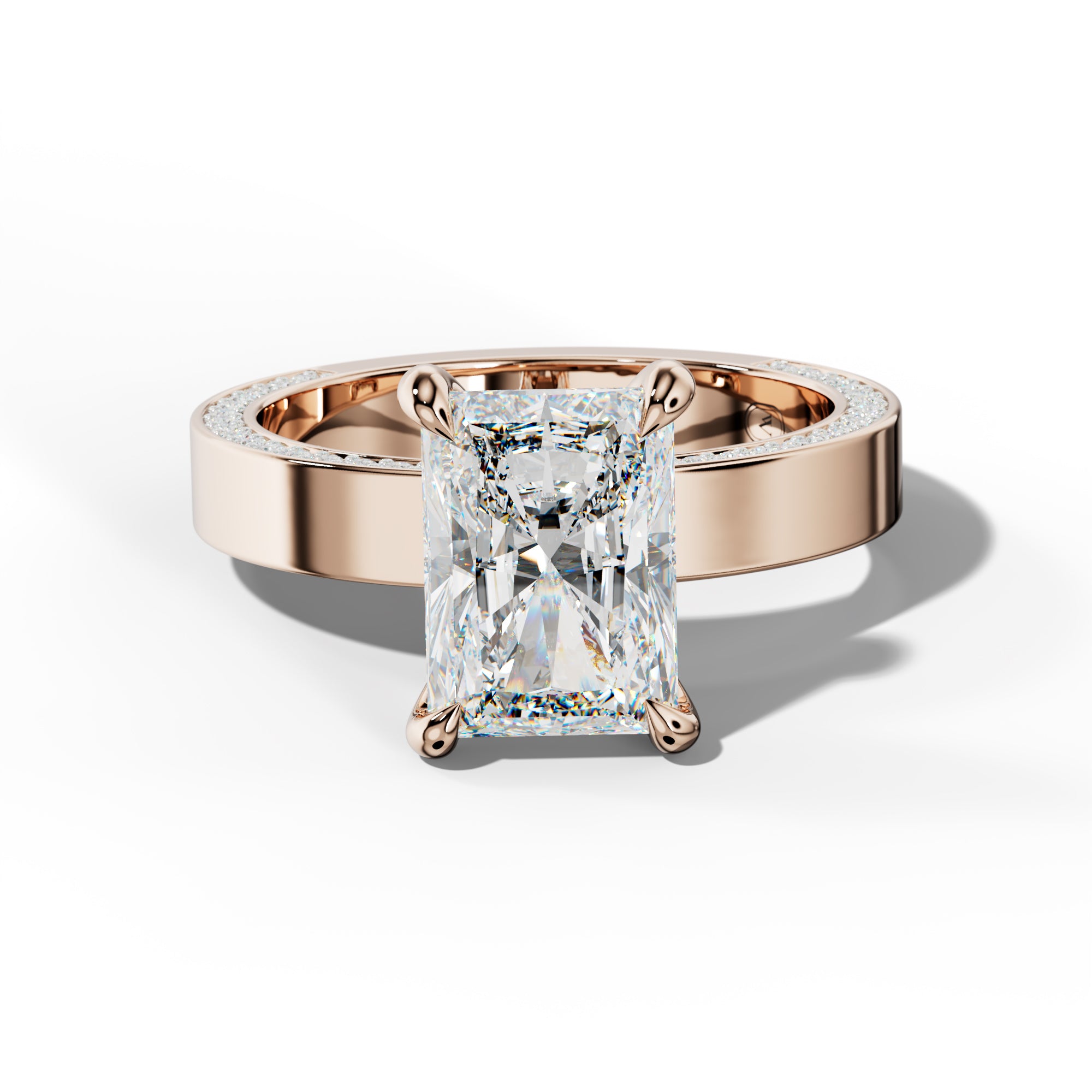 Faye Radiant Diamond Engagement Ring