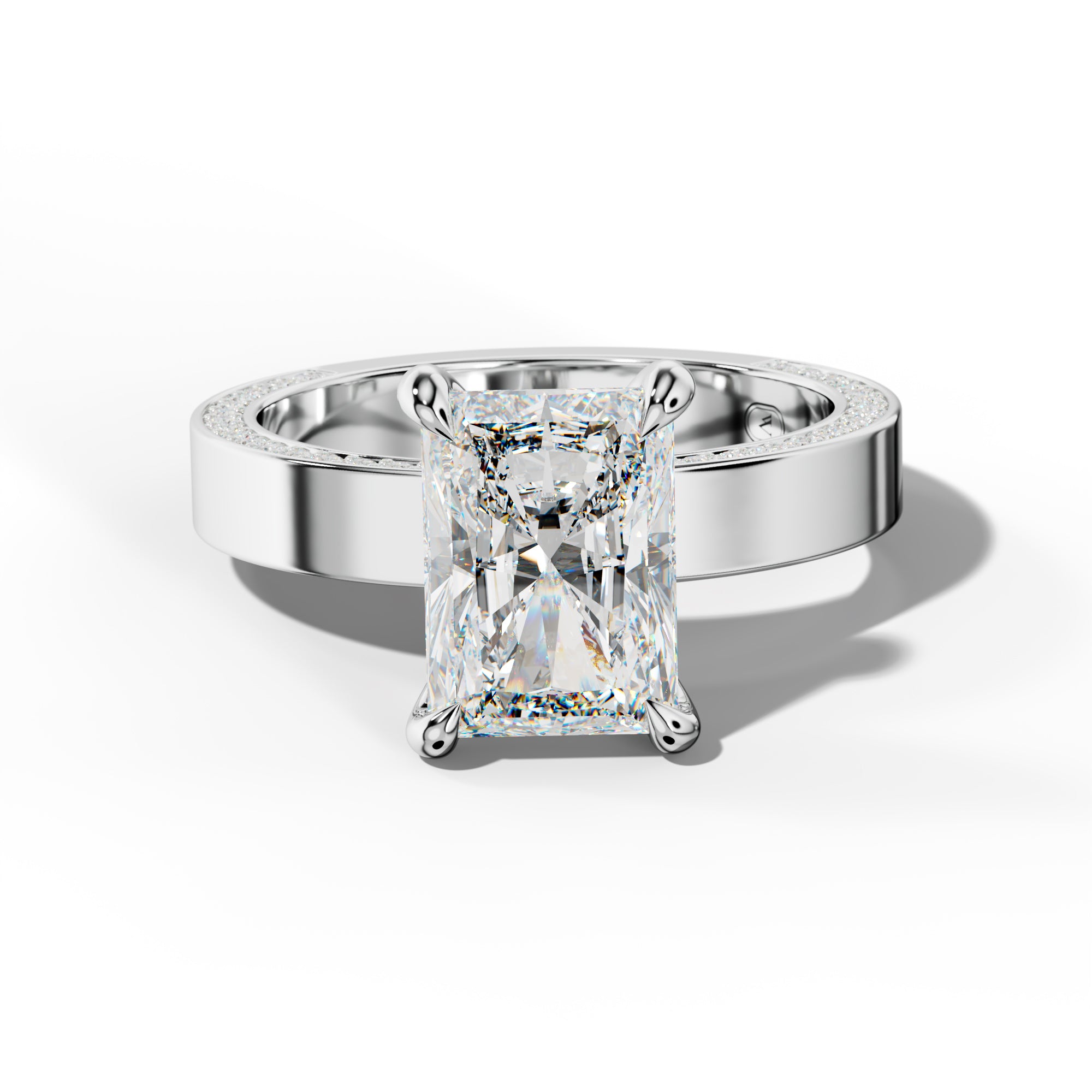 Faye Radiant Diamond Engagement Ring