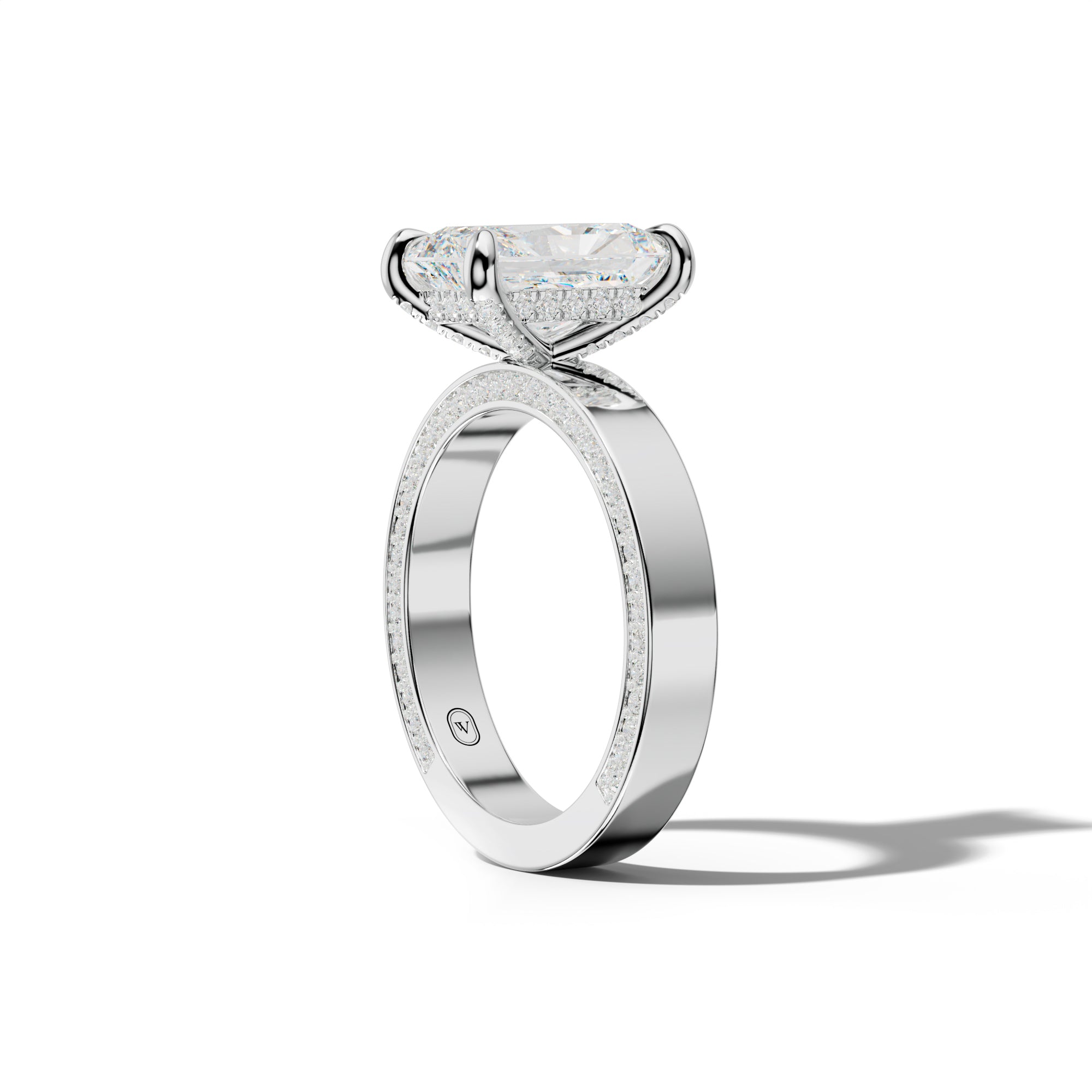 Faye Radiant Diamond Engagement Ring