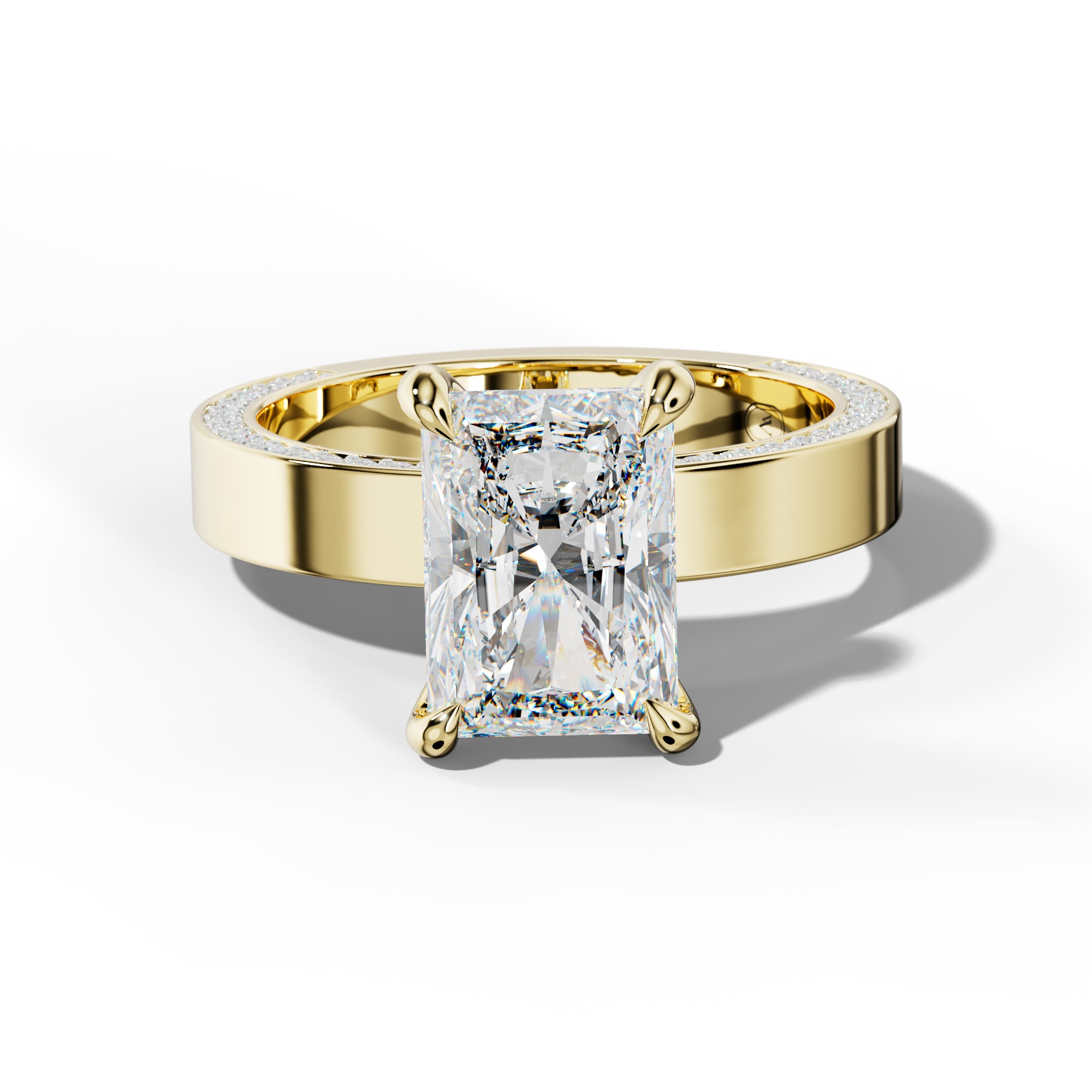 Faye Radiant Diamond Engagement Ring