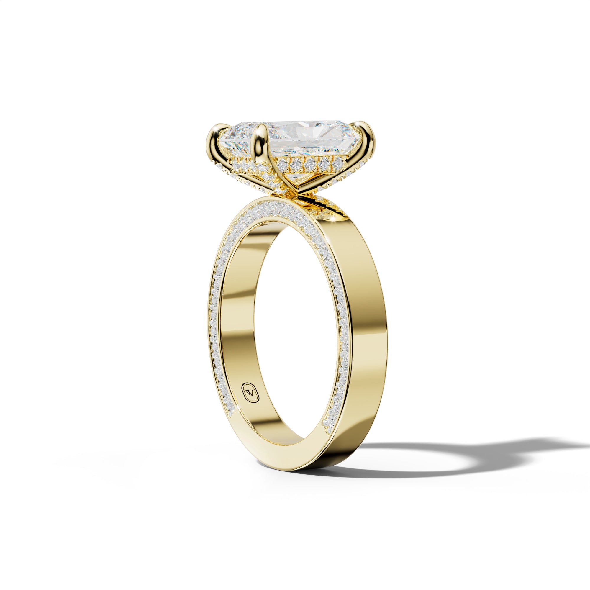 Faye Radiant Diamond Engagement Ring