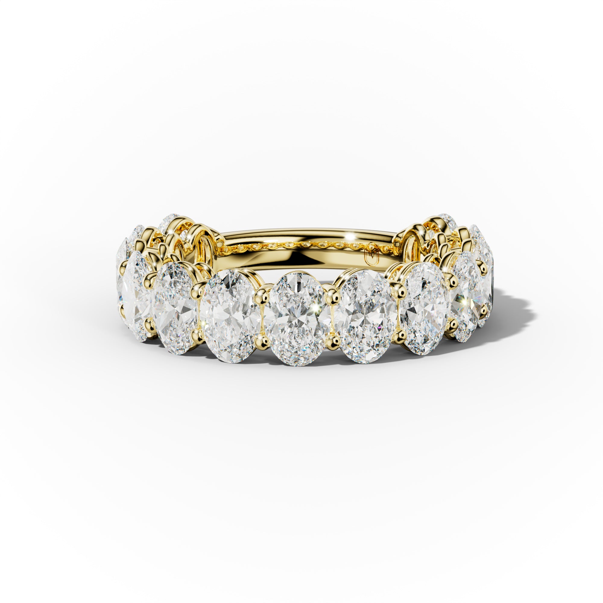 5.0 Carat Oval Diamond Anniversary Band